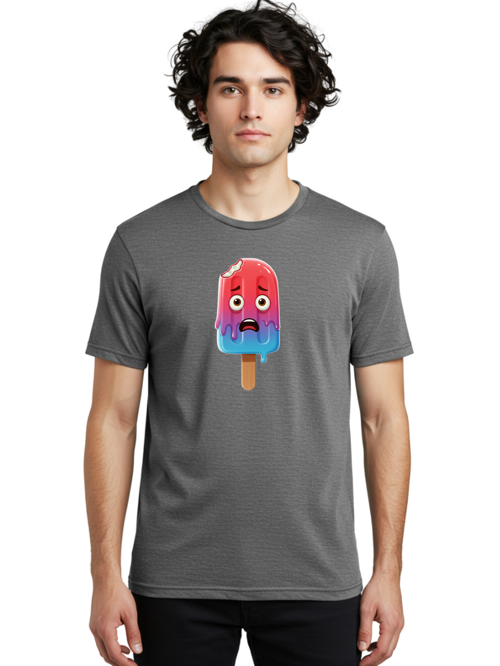 Sad-Ice-Cream Men'S Graphic Tee, 100% Cotton, Comfortable Casual Summer Wear, Machine Washable, Vintage Camera, Old Camera, Antique Camera, Black Camera, Classic Photography, Photography Equipment, Nostalgic Device, Film Camera, Camera Art Bao829