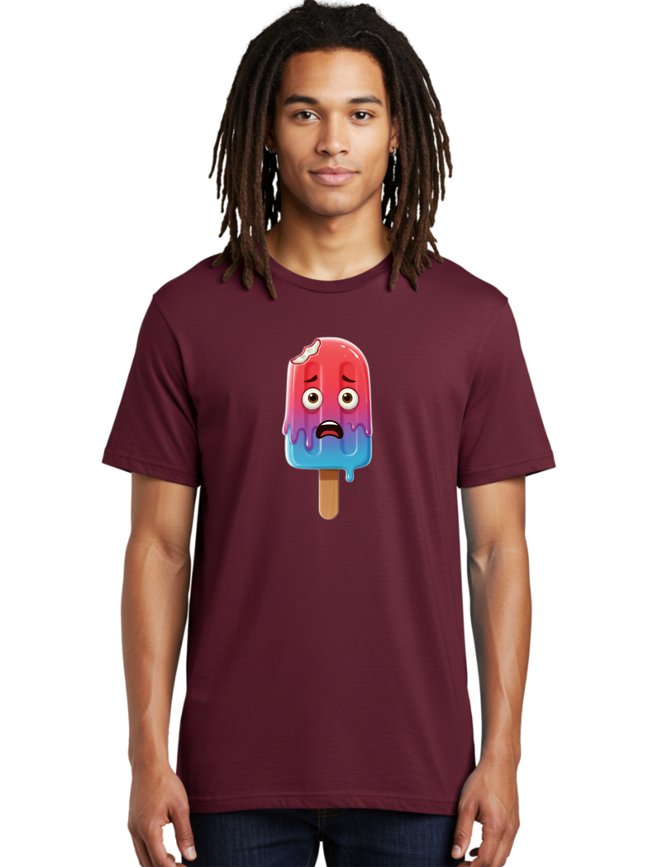 Sad-Ice-Cream Men'S Graphic Tee, 100% Cotton, Comfortable Casual Summer Wear, Machine Washable, Vintage Camera, Old Camera, Antique Camera, Black Camera, Classic Photography, Photography Equipment, Nostalgic Device, Film Camera, Camera Art Bao829