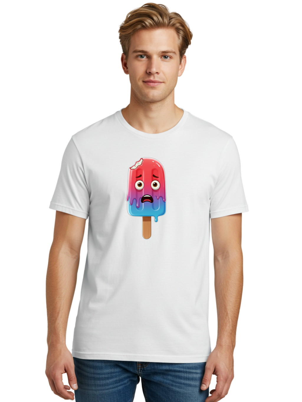 Sad-Ice-Cream Men'S Graphic Tee, 100% Cotton, Comfortable Casual Summer Wear, Machine Washable, Vintage Camera, Old Camera, Antique Camera, Black Camera, Classic Photography, Photography Equipment, Nostalgic Device, Film Camera, Camera Art Bao829