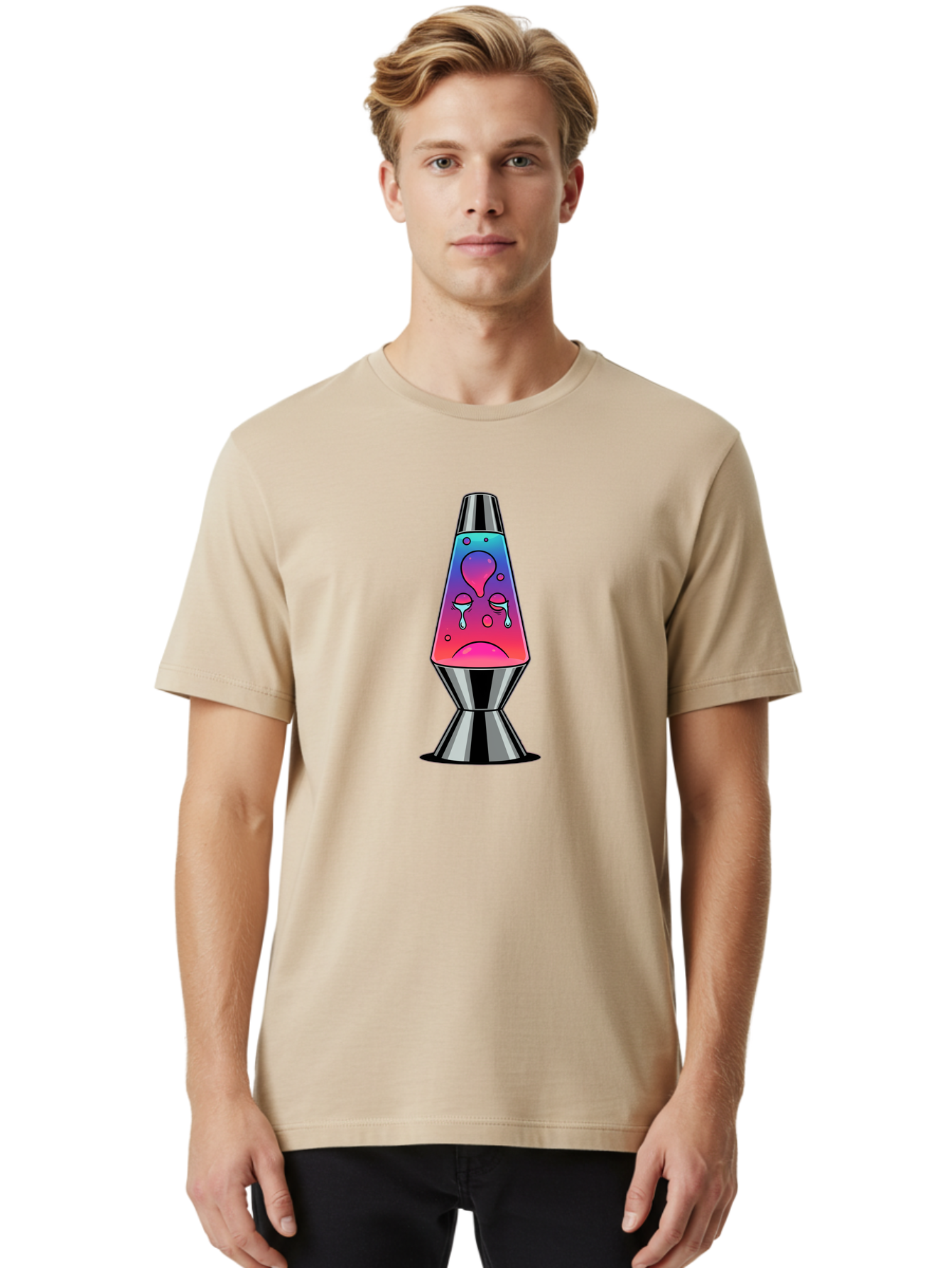 Sad-Lava-Lamp Men'S Graphic Tee, 100% Cotton, Comfortable Casual Summer Wear, Machine Washable, Vintage Camera, Old Camera, Antique Camera, Black Camera, Classic Photography, Photography Equipment, Nostalgic Device, Film Camera, Camera Art Bao831