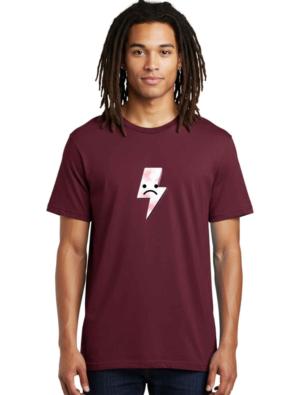 Sad-Lightning-Bolt Men'S Graphic Tee, 100% Cotton, Comfortable Casual Summer Wear, Machine Washable, Vintage Camera, Old Camera, Antique Camera, Black Camera, Classic Photography, Photography Equipment, Nostalgic Device, Film Camera, Bao833