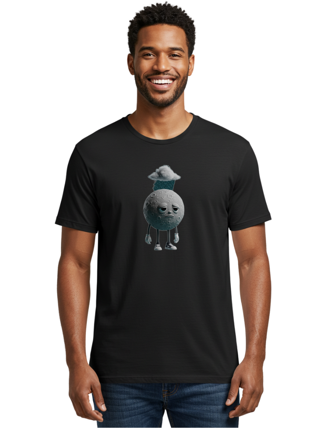 Sad-Moon Men'S Graphic Tee, 100% Cotton, Comfortable Casual Summer Wear, Machine Washable, Vintage Camera, Old Camera, Antique Camera, Black Camera, Classic Photography, Photography Equipment, Nostalgic Device, Film Camera, Camera Art Bao834