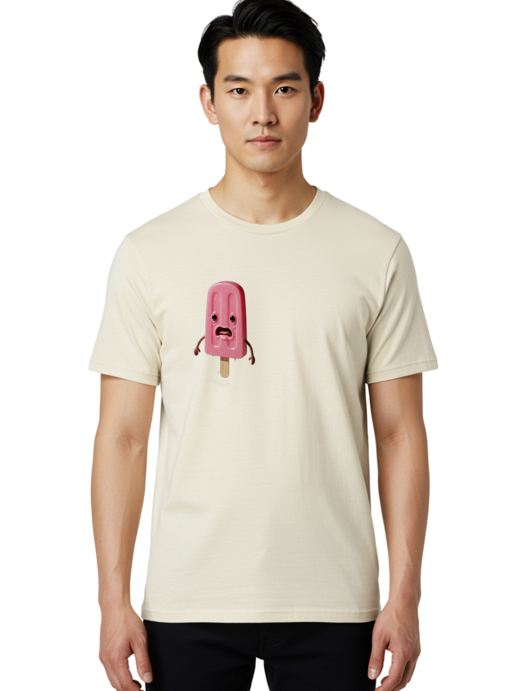 Sad-Pink-Popsicle Men'S Graphic Tee, 100% Cotton, Comfortable Casual Summer Wear, Machine Washable, Vintage Camera, Old Camera, Antique Camera, Black Camera, Classic Photography, Photography Equipment, Nostalgic Device, Film Camera, Camera Art Bao836