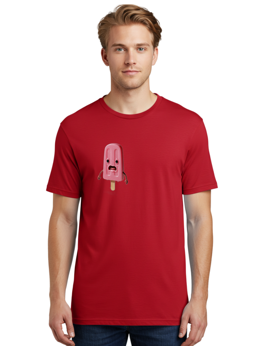 Sad-Pink-Popsicle Men'S Graphic Tee, 100% Cotton, Comfortable Casual Summer Wear, Machine Washable, Vintage Camera, Old Camera, Antique Camera, Black Camera, Classic Photography, Photography Equipment, Nostalgic Device, Film Camera, Camera Art Bao836