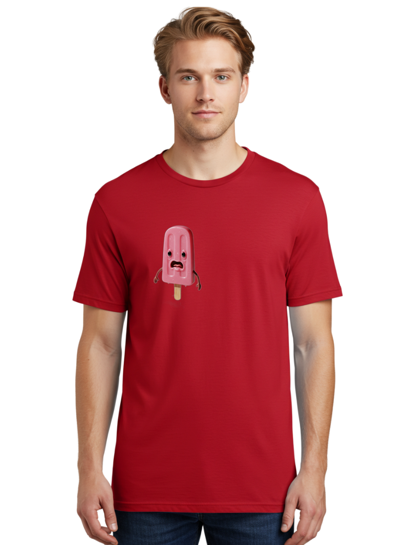 Sad-Pink-Popsicle Men'S Graphic Tee, 100% Cotton, Comfortable Casual Summer Wear, Machine Washable, Vintage Camera, Old Camera, Antique Camera, Black Camera, Classic Photography, Photography Equipment, Nostalgic Device, Film Camera, Camera Art Bao836