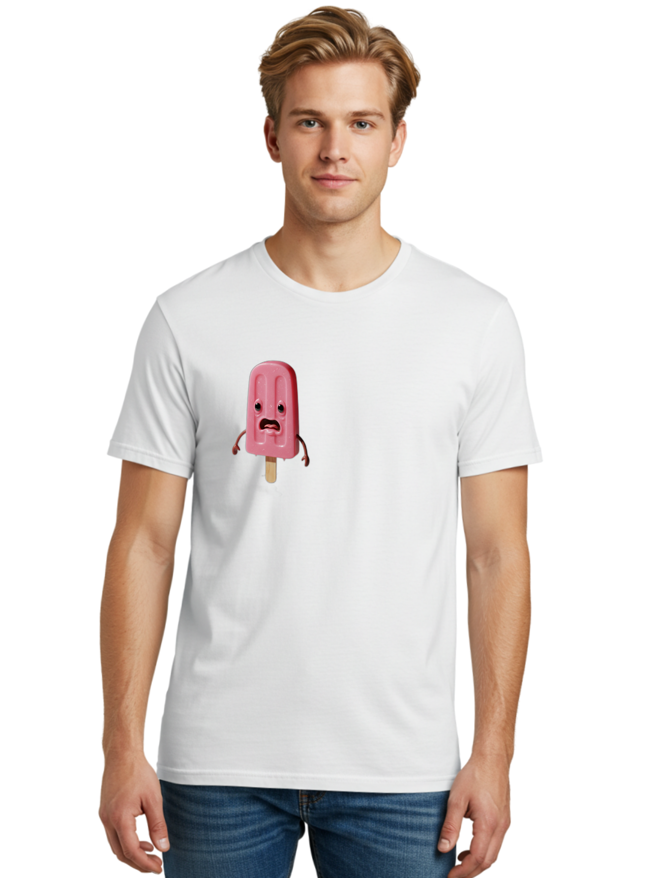 Sad-Pink-Popsicle Men'S Graphic Tee, 100% Cotton, Comfortable Casual Summer Wear, Machine Washable, Vintage Camera, Old Camera, Antique Camera, Black Camera, Classic Photography, Photography Equipment, Nostalgic Device, Film Camera, Camera Art Bao836