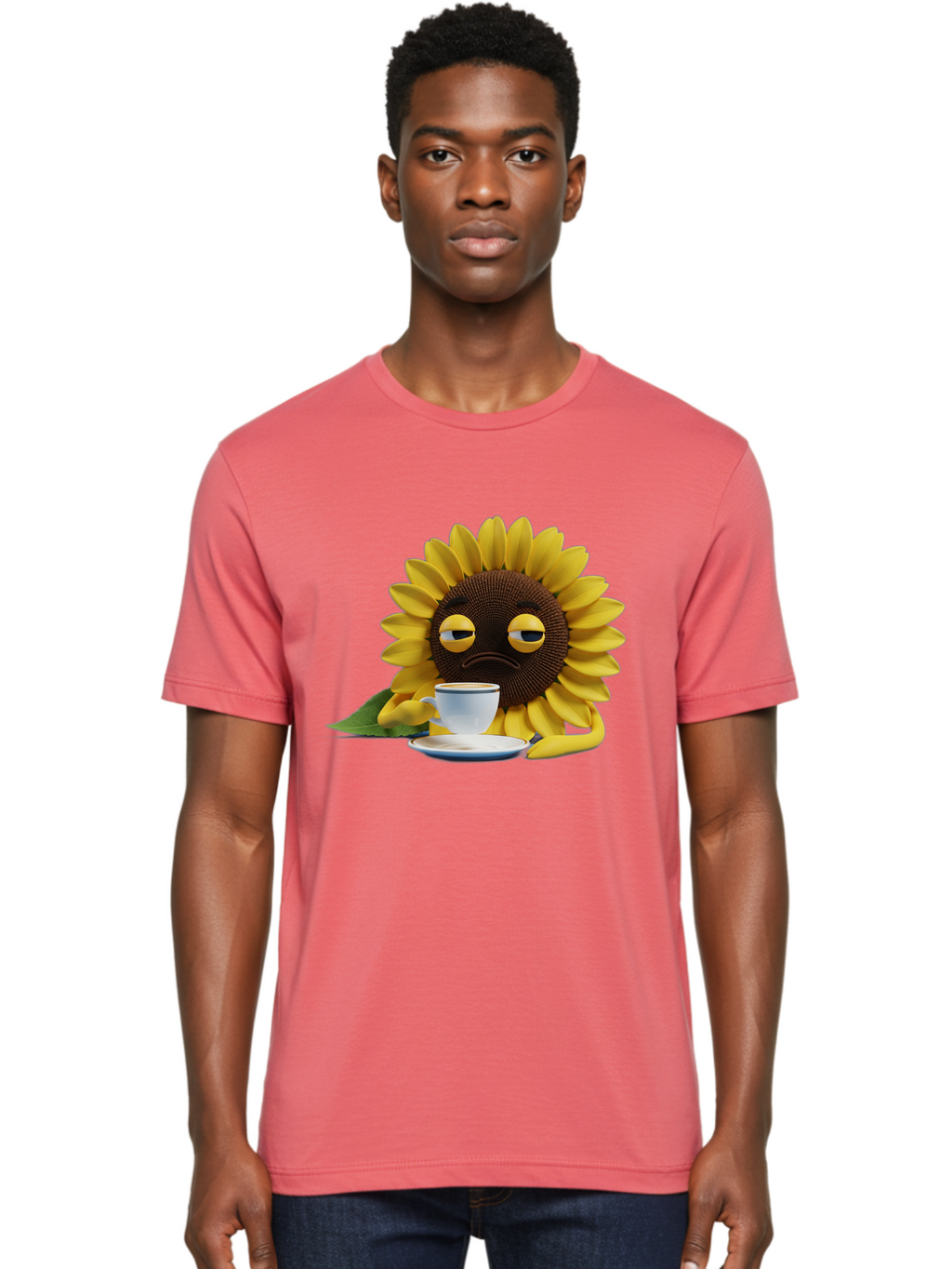 Sad-Sunflower Men'S Graphic Tee, 100% Cotton, Comfortable Casual Summer Wear, Machine Washable, Vintage Camera, Old Camera, Antique Camera, Black Camera, Classic Photography, Photography Equipment, Nostalgic Device, Film Camera, Camera Art Bao845