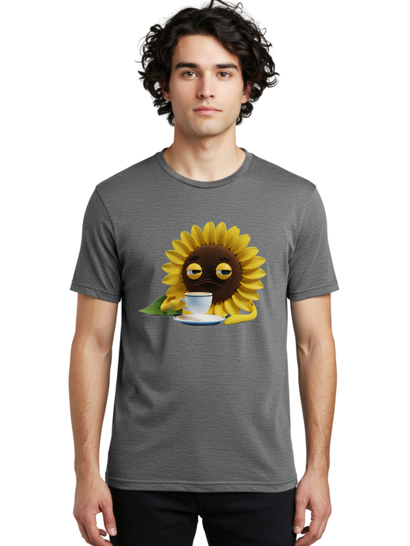 Sad-Sunflower Men'S Graphic Tee, 100% Cotton, Comfortable Casual Summer Wear, Machine Washable, Vintage Camera, Old Camera, Antique Camera, Black Camera, Classic Photography, Photography Equipment, Nostalgic Device, Film Camera, Camera Art Bao845