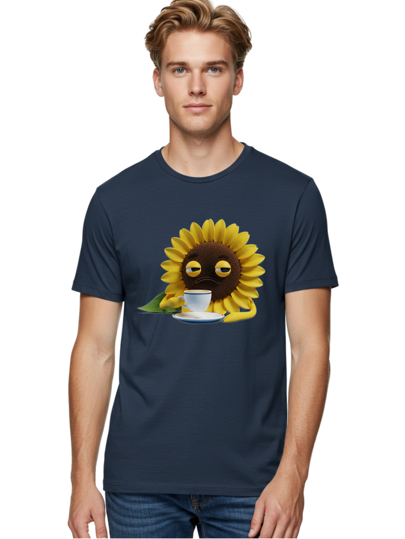 Sad-Sunflower Men'S Graphic Tee, 100% Cotton, Comfortable Casual Summer Wear, Machine Washable, Vintage Camera, Old Camera, Antique Camera, Black Camera, Classic Photography, Photography Equipment, Nostalgic Device, Film Camera, Camera Art Bao845