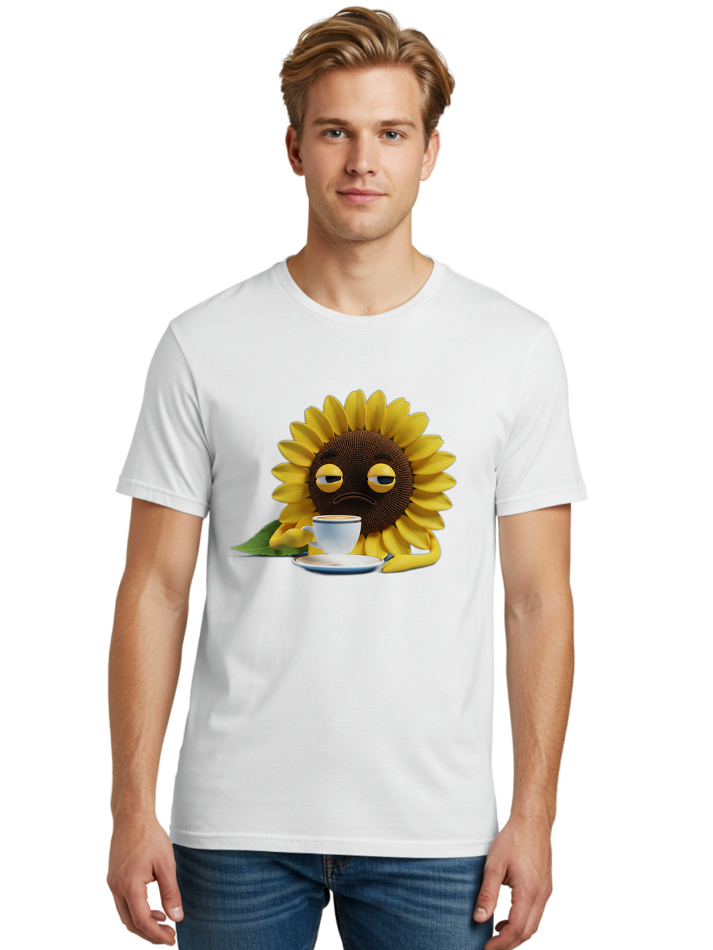 Sad-Sunflower Men'S Graphic Tee, 100% Cotton, Comfortable Casual Summer Wear, Machine Washable, Vintage Camera, Old Camera, Antique Camera, Black Camera, Classic Photography, Photography Equipment, Nostalgic Device, Film Camera, Camera Art Bao845