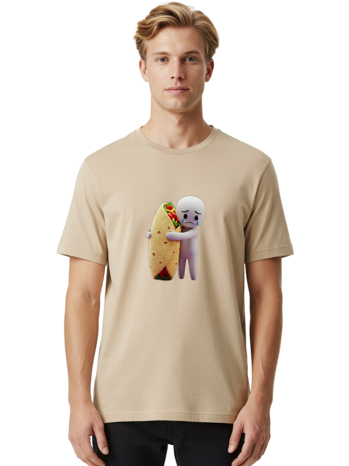 Sad-Taco-Guy Men'S Graphic Tee, 100% Cotton, Comfortable Casual Summer Wear, Machine Washable, Vintage Camera, Old Camera, Antique Camera, Black Camera, Classic Photography, Photography Equipment, Nostalgic Device, Film Camera, Camera Art Bao846