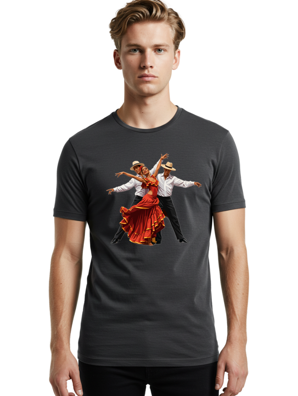 Salsa-Dancers Men'S Graphic Tee, 100% Cotton, Comfortable Casual Summer Wear, Machine Washable, Vintage Camera, Old Camera, Antique Camera, Black Camera, Classic Photography, Photography Equipment, Nostalgic Device, Film Camera, Camera Art Bao847