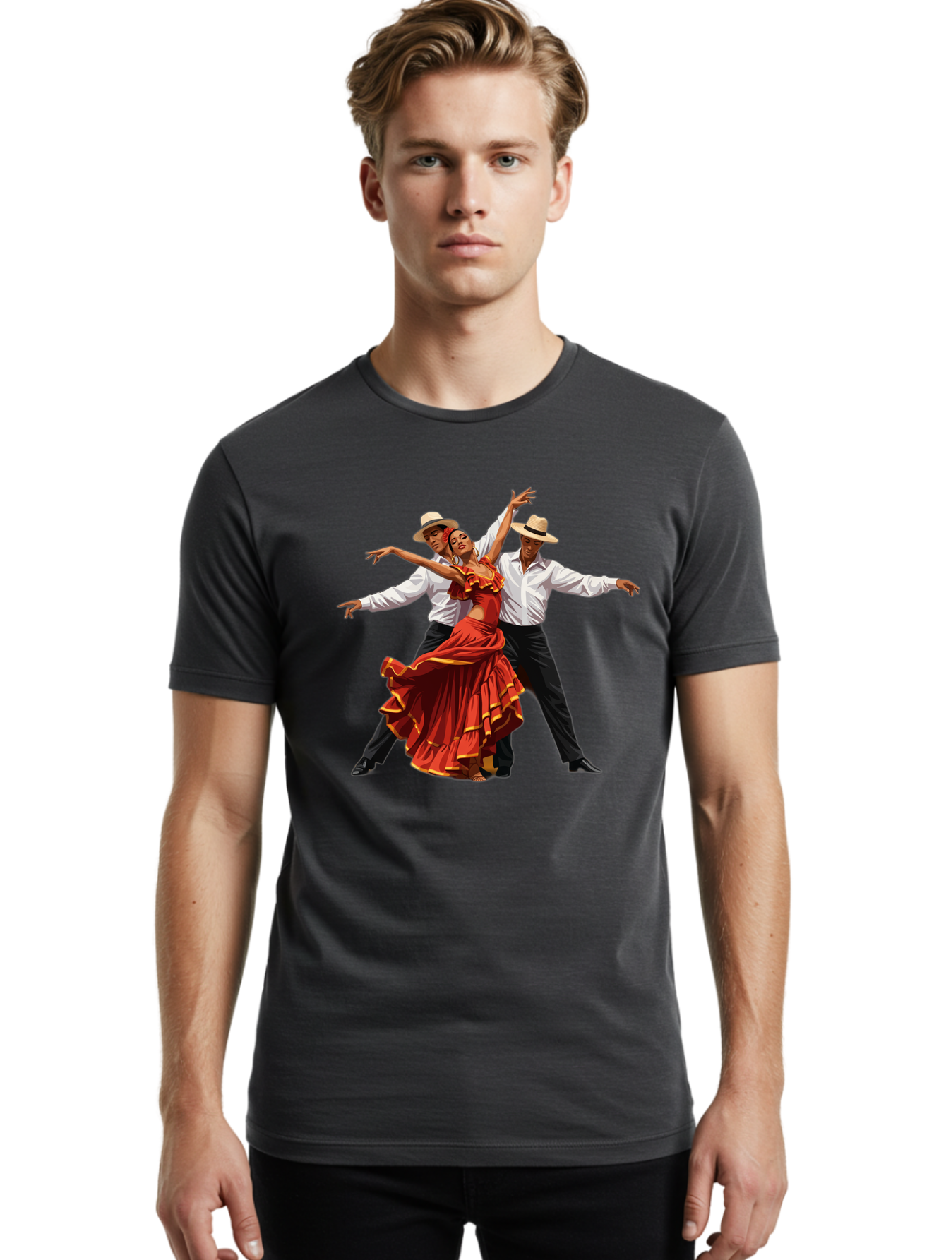 Salsa-Dancers Men'S Graphic Tee, 100% Cotton, Comfortable Casual Summer Wear, Machine Washable, Vintage Camera, Old Camera, Antique Camera, Black Camera, Classic Photography, Photography Equipment, Nostalgic Device, Film Camera, Camera Art Bao847