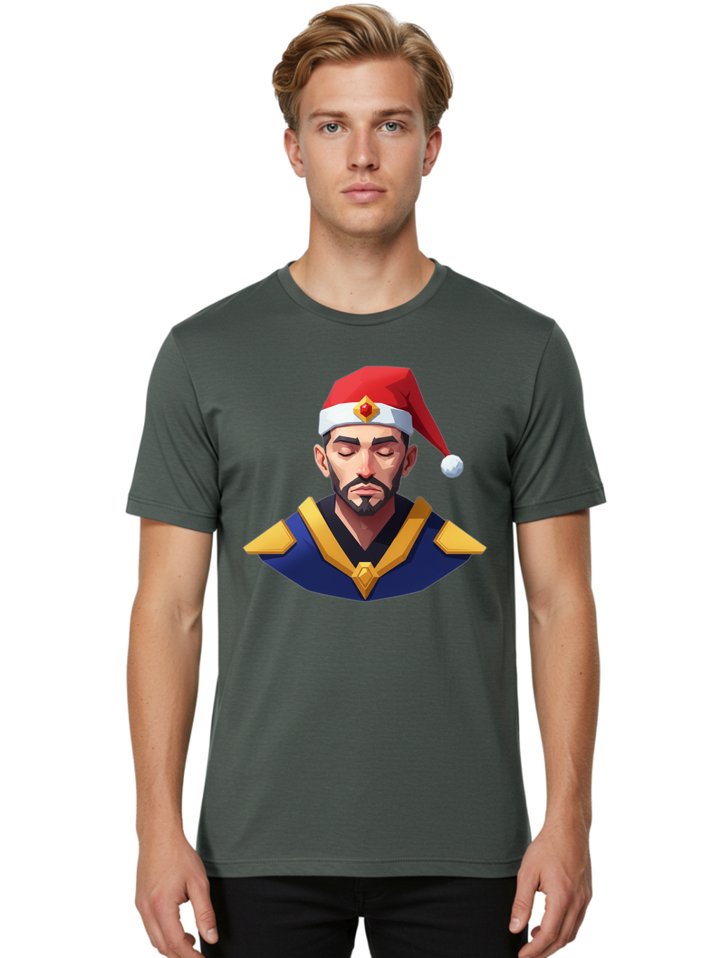 Santa-Hat-Man Men'S Graphic Tee, 100% Cotton, Comfortable Casual Summer Wear, Machine Washable, Vintage Camera, Old Camera, Antique Camera, Black Camera, Classic Photography, Photography Equipment, Nostalgic Device, Film Camera, Camera Art Bao848