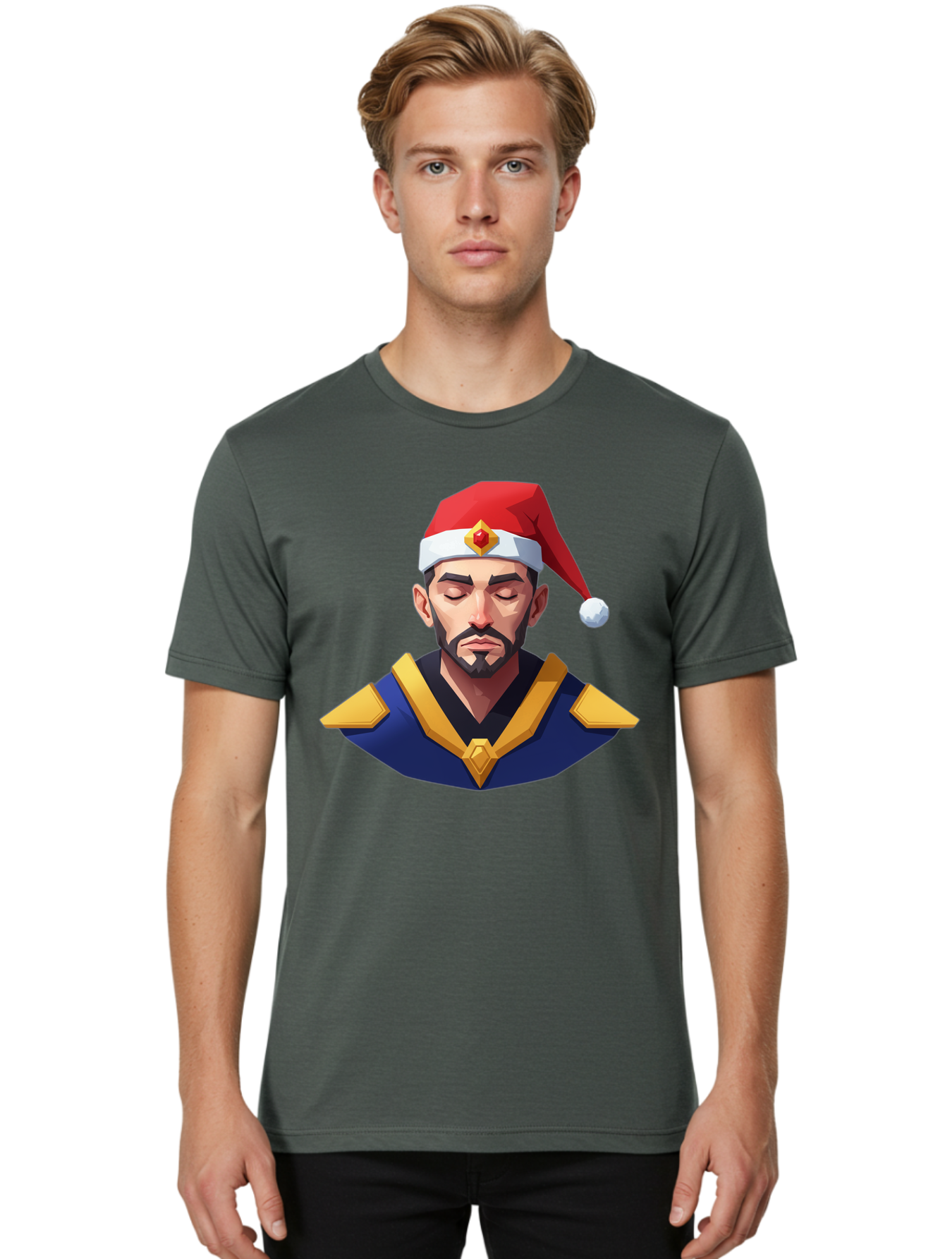 Santa-Hat-Man Men'S Graphic Tee, 100% Cotton, Comfortable Casual Summer Wear, Machine Washable, Vintage Camera, Old Camera, Antique Camera, Black Camera, Classic Photography, Photography Equipment, Nostalgic Device, Film Camera, Camera Art Bao848