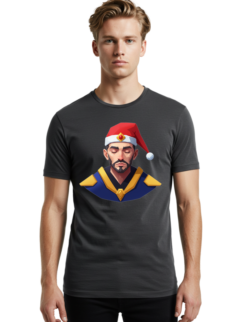 Santa-Hat-Man Men'S Graphic Tee, 100% Cotton, Comfortable Casual Summer Wear, Machine Washable, Vintage Camera, Old Camera, Antique Camera, Black Camera, Classic Photography, Photography Equipment, Nostalgic Device, Film Camera, Camera Art Bao848