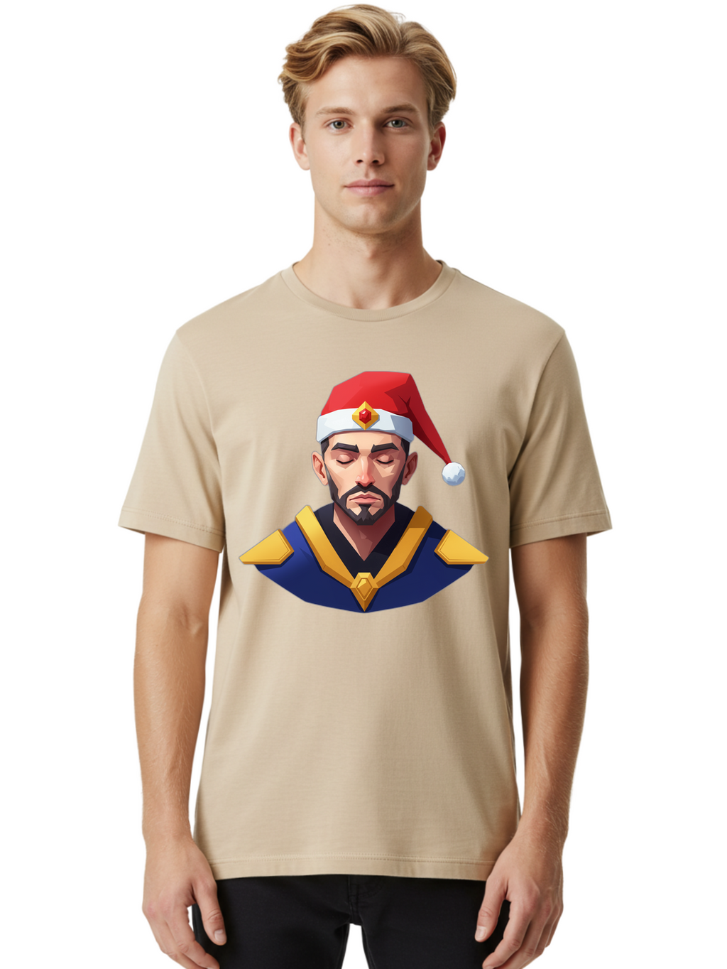 Santa-Hat-Man Men'S Graphic Tee, 100% Cotton, Comfortable Casual Summer Wear, Machine Washable, Vintage Camera, Old Camera, Antique Camera, Black Camera, Classic Photography, Photography Equipment, Nostalgic Device, Film Camera, Camera Art Bao848