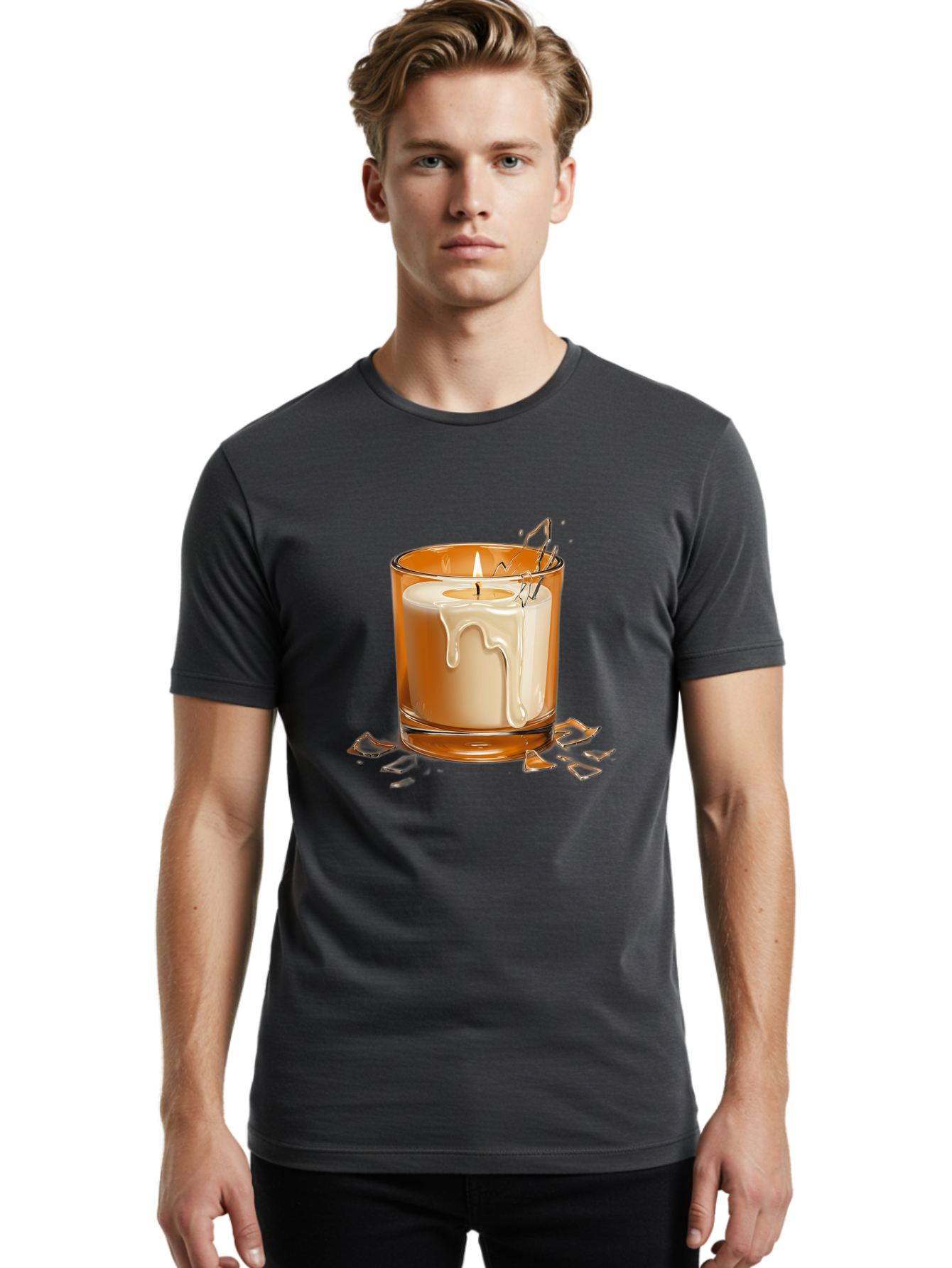 Shattered-Candle Men'S Graphic Tee, 100% Cotton, Comfortable Casual Summer Wear, Machine Washable, Vintage Camera, Old Camera, Antique Camera, Black Camera, Classic Photography, Photography Equipment, Nostalgic Device, Film Camera, Camera Art Bao853