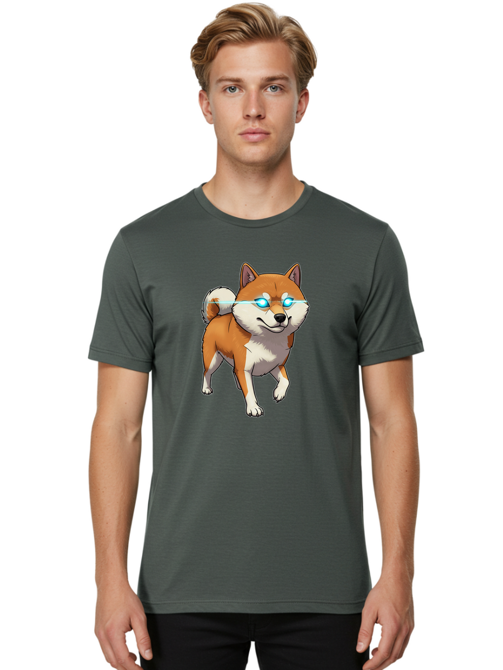 Shiba-1 Men'S Graphic Tee, 100% Cotton, Comfortable Casual Summer Wear, Machine Washable, Vintage Camera, Old Camera, Antique Camera, Black Camera, Classic Photography, Photography Equipment, Nostalgic Device, Film Camera, Camera Art Bao856