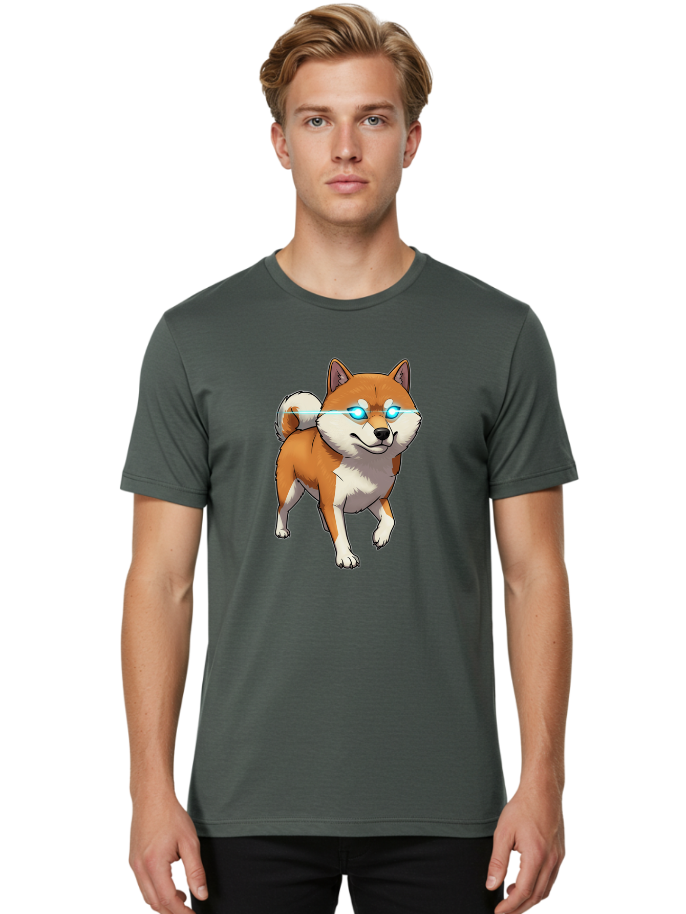 Shiba-1 Men'S Graphic Tee, 100% Cotton, Comfortable Casual Summer Wear, Machine Washable, Vintage Camera, Old Camera, Antique Camera, Black Camera, Classic Photography, Photography Equipment, Nostalgic Device, Film Camera, Camera Art Bao856