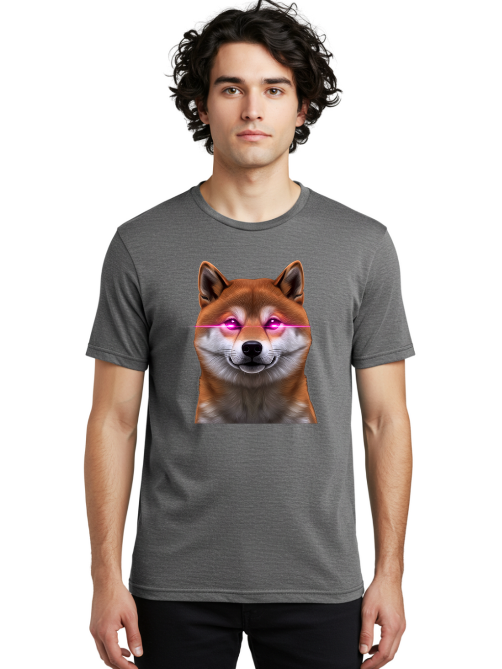 Shiba-2 Men'S Graphic Tee, 100% Cotton, Comfortable Casual Summer Wear, Machine Washable, Vintage Camera, Old Camera, Antique Camera, Black Camera, Classic Photography, Photography Equipment, Nostalgic Device, Film Camera, Camera Art Bao857