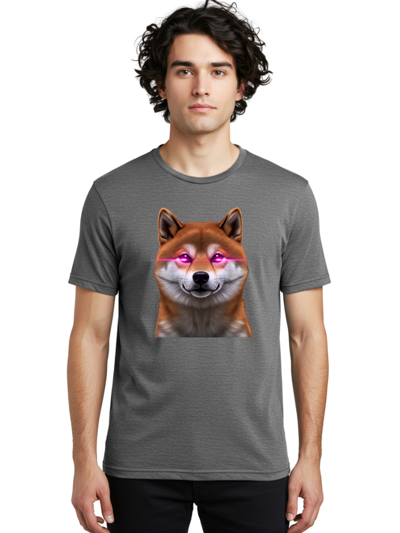 Shiba-2 Men'S Graphic Tee, 100% Cotton, Comfortable Casual Summer Wear, Machine Washable, Vintage Camera, Old Camera, Antique Camera, Black Camera, Classic Photography, Photography Equipment, Nostalgic Device, Film Camera, Camera Art Bao857