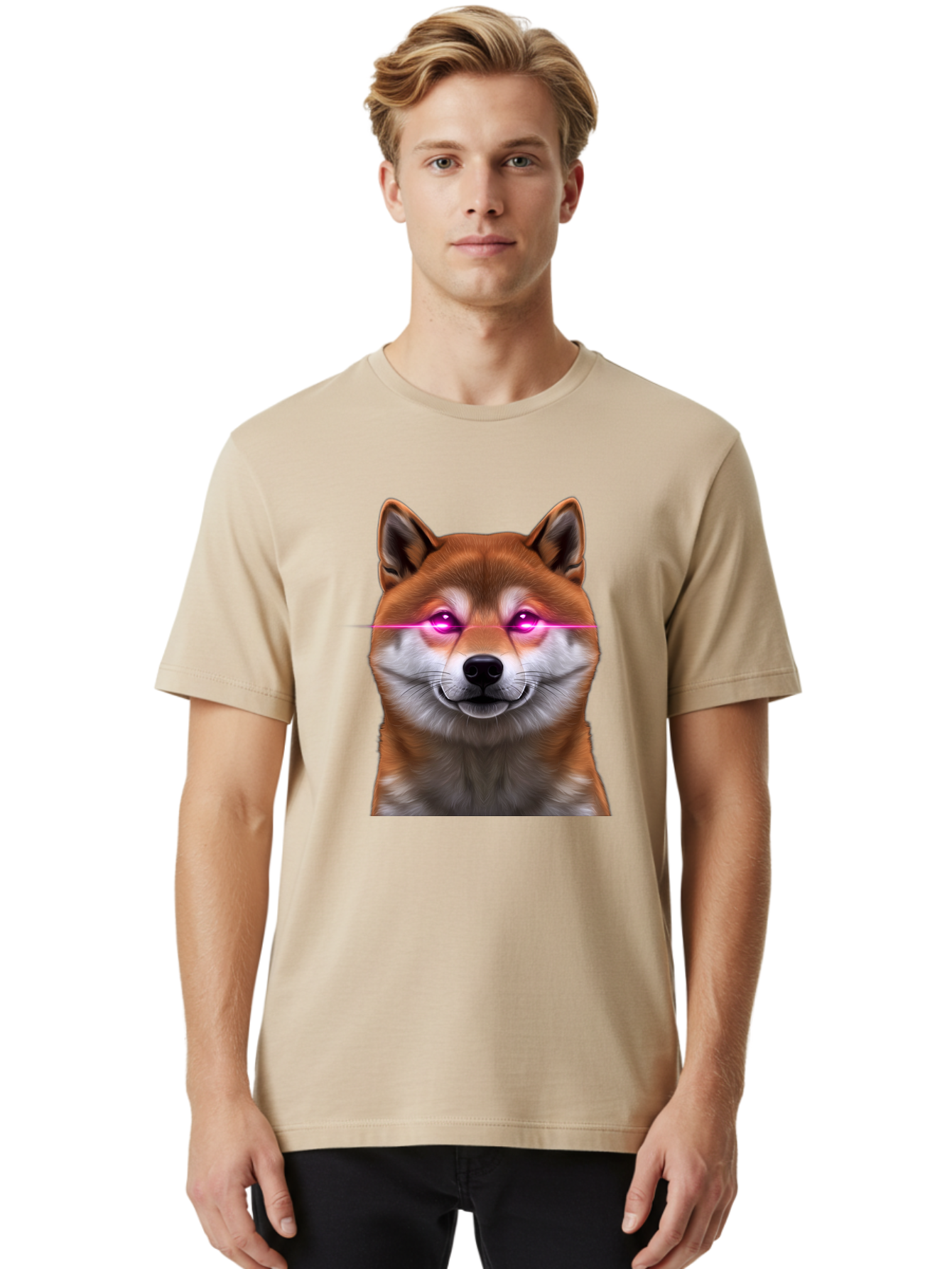 Shiba-2 Men'S Graphic Tee, 100% Cotton, Comfortable Casual Summer Wear, Machine Washable, Vintage Camera, Old Camera, Antique Camera, Black Camera, Classic Photography, Photography Equipment, Nostalgic Device, Film Camera, Camera Art Bao857
