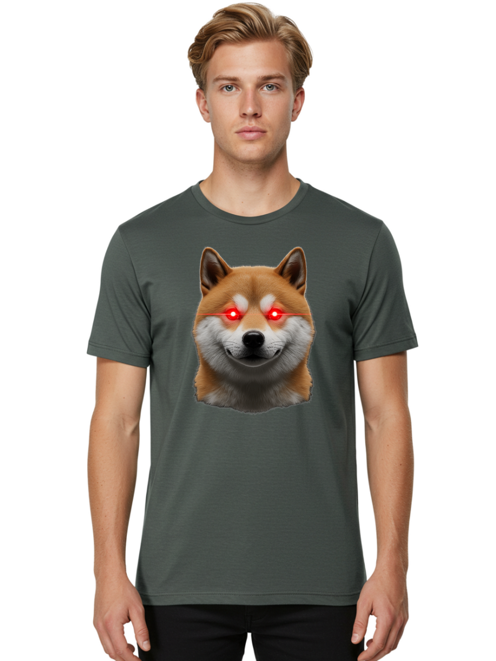 Shiba-Dog Men'S Graphic Tee, 100% Cotton, Comfortable Casual Summer Wear, Machine Washable, Vintage Camera, Old Camera, Antique Camera, Black Camera, Classic Photography, Photography Equipment, Nostalgic Device, Film Camera, Camera Art Bao858