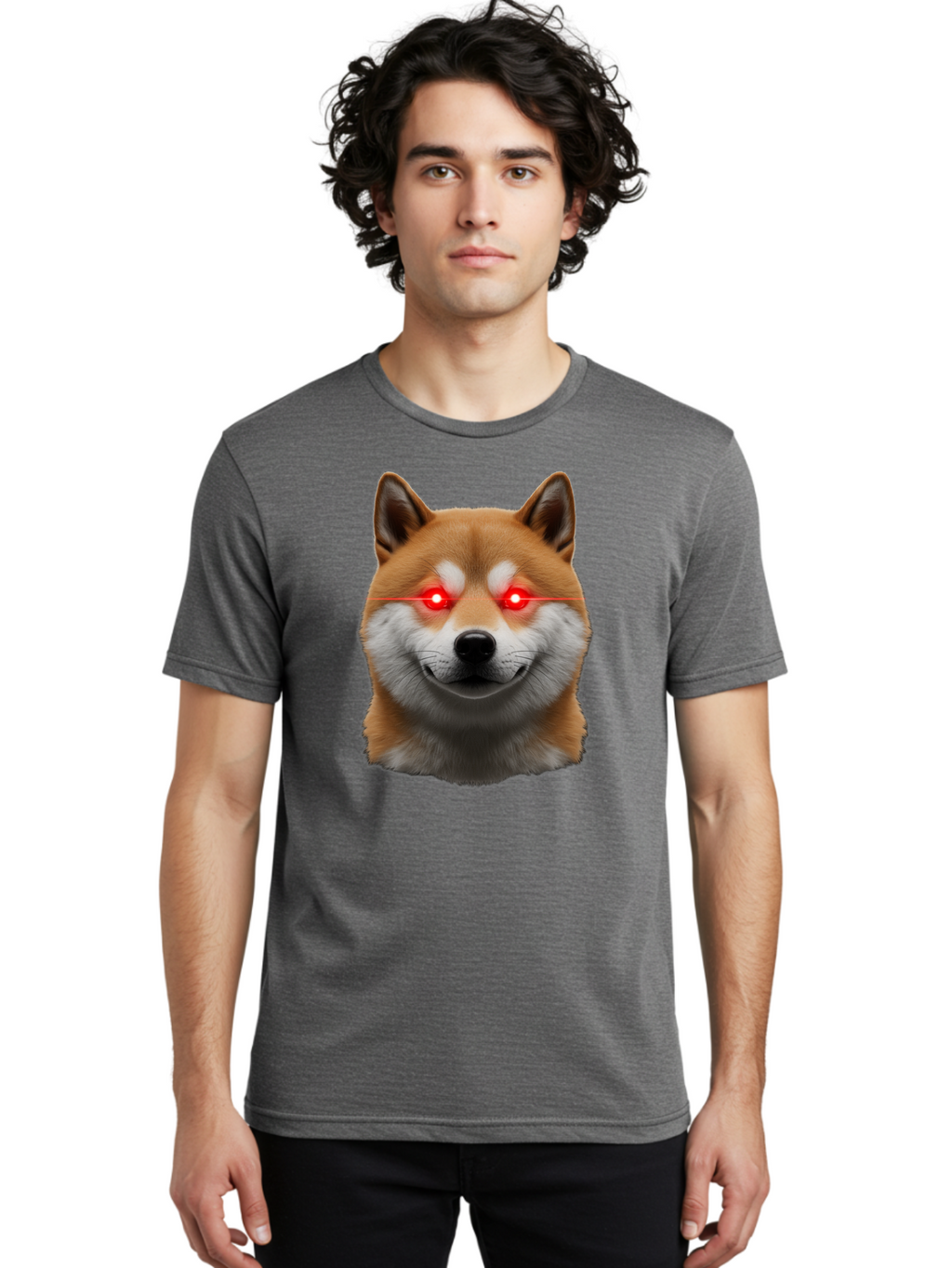 Shiba-Dog Men'S Graphic Tee, 100% Cotton, Comfortable Casual Summer Wear, Machine Washable, Vintage Camera, Old Camera, Antique Camera, Black Camera, Classic Photography, Photography Equipment, Nostalgic Device, Film Camera, Camera Art Bao858