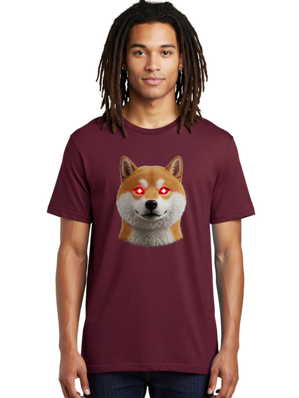 Shiba-Doge Men'S Graphic Tee, 100% Cotton, Comfortable Casual Summer Wear, Machine Washable, Vintage Camera, Old Camera, Antique Camera, Black Camera, Classic Photography, Photography Equipment, Nostalgic Device, Film Camera, Camera Art Bao859