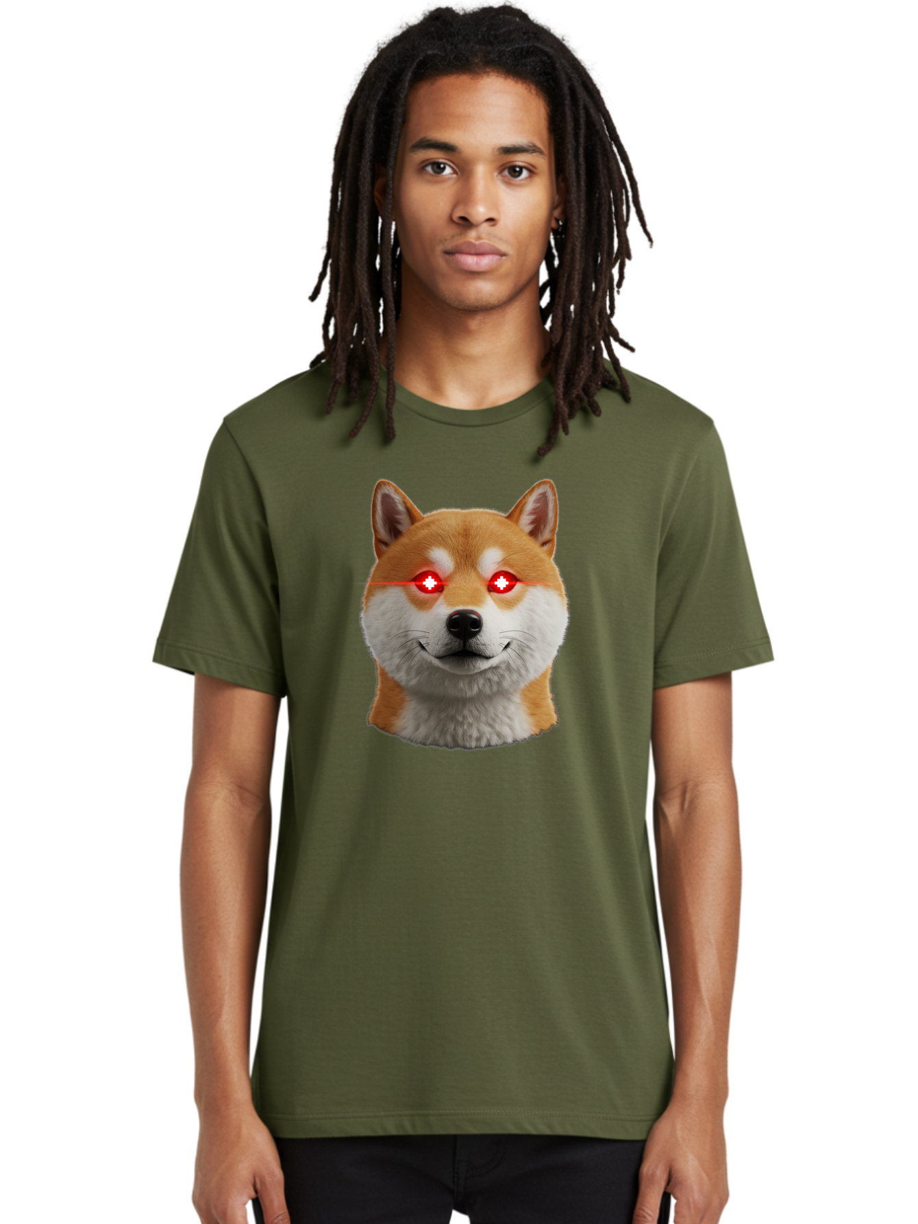 Shiba-Doge Men'S Graphic Tee, 100% Cotton, Comfortable Casual Summer Wear, Machine Washable, Vintage Camera, Old Camera, Antique Camera, Black Camera, Classic Photography, Photography Equipment, Nostalgic Device, Film Camera, Camera Art Bao859