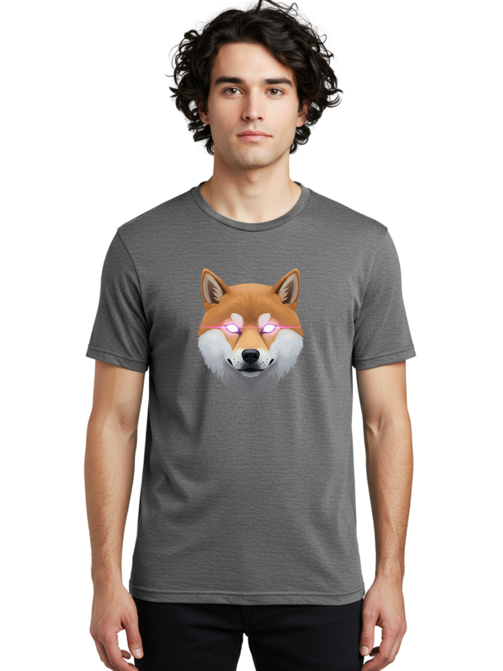 Shiba-Inu-1 Men'S Graphic Tee, 100% Cotton, Comfortable Casual Summer Wear, Machine Washable, Vintage Camera, Old Camera, Antique Camera, Black Camera, Classic Photography, Photography Equipment, Nostalgic Device, Film Camera, Camera Art Bao860