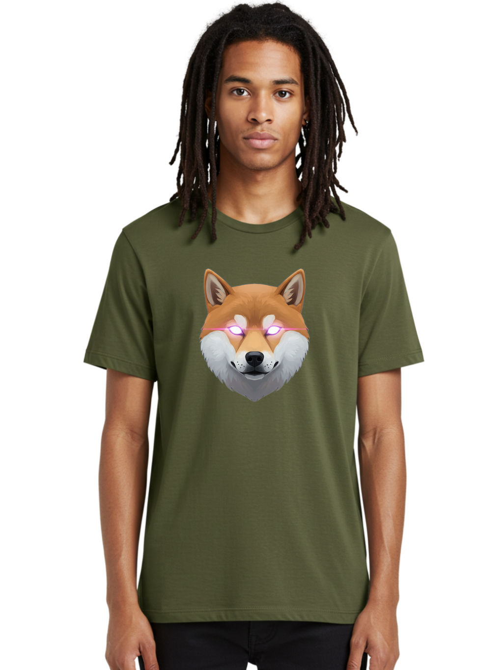Shiba-Inu-1 Men'S Graphic Tee, 100% Cotton, Comfortable Casual Summer Wear, Machine Washable, Vintage Camera, Old Camera, Antique Camera, Black Camera, Classic Photography, Photography Equipment, Nostalgic Device, Film Camera, Camera Art Bao860