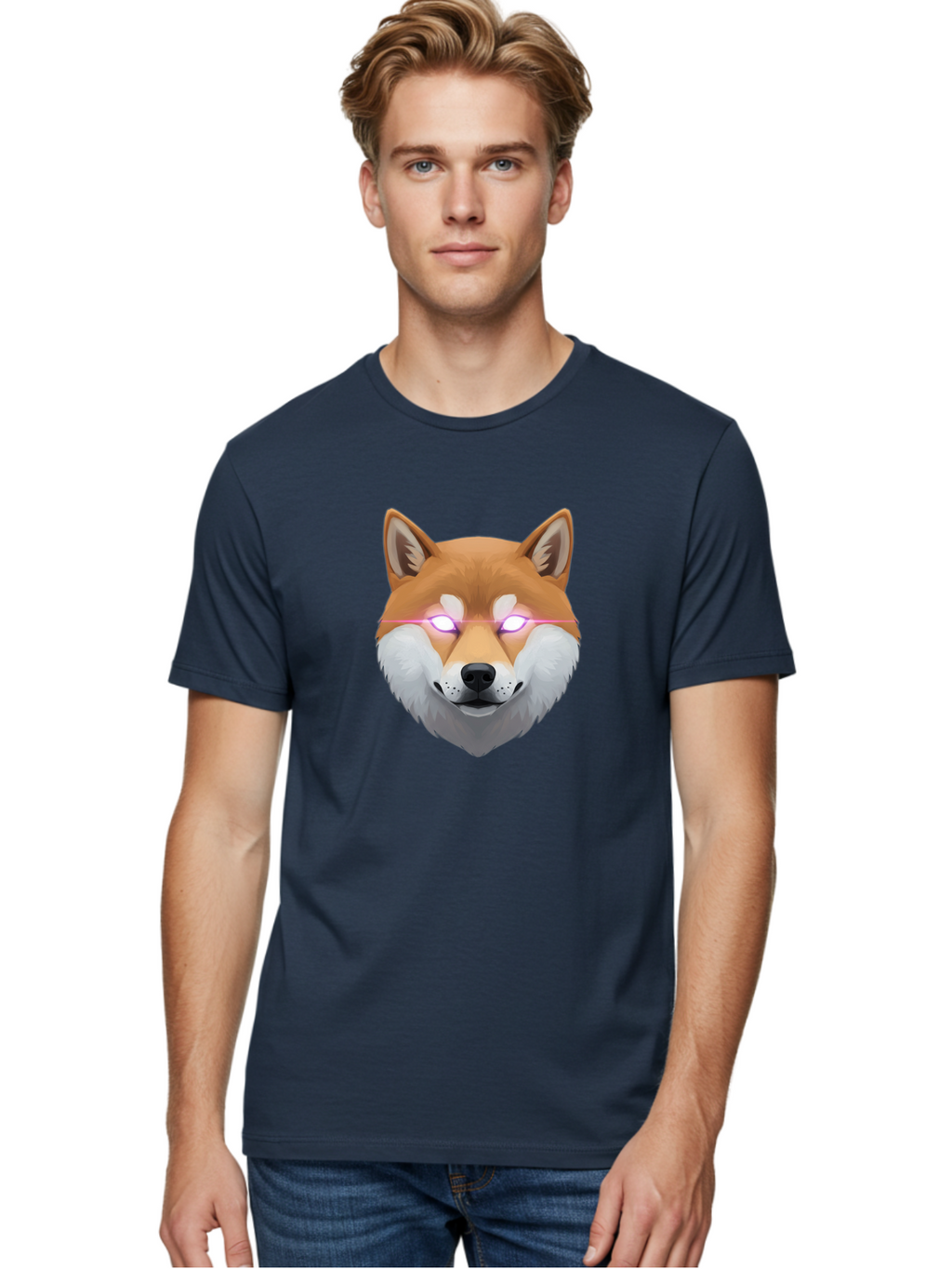 Shiba-Inu-1 Men'S Graphic Tee, 100% Cotton, Comfortable Casual Summer Wear, Machine Washable, Vintage Camera, Old Camera, Antique Camera, Black Camera, Classic Photography, Photography Equipment, Nostalgic Device, Film Camera, Camera Art Bao860