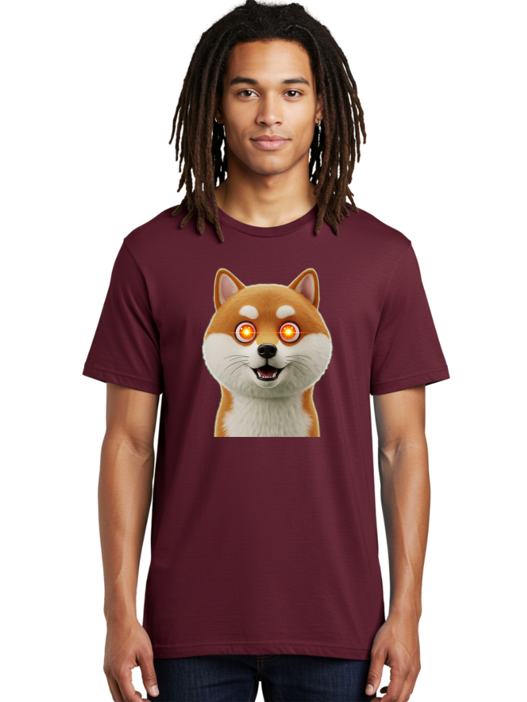 Shiba-Inu-2 Men'S Graphic Tee, 100% Cotton, Comfortable Casual Summer Wear, Machine Washable, Vintage Camera, Old Camera, Antique Camera, Black Camera, Classic Photography, Photography Equipment, Nostalgic Device, Film Camera, Camera Art Bao861