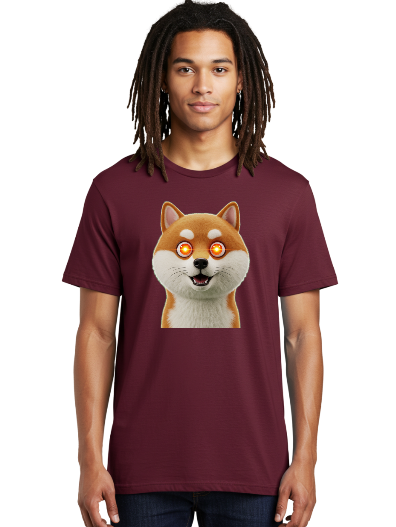 Shiba-Inu-2 Men'S Graphic Tee, 100% Cotton, Comfortable Casual Summer Wear, Machine Washable, Vintage Camera, Old Camera, Antique Camera, Black Camera, Classic Photography, Photography Equipment, Nostalgic Device, Film Camera, Camera Art Bao861