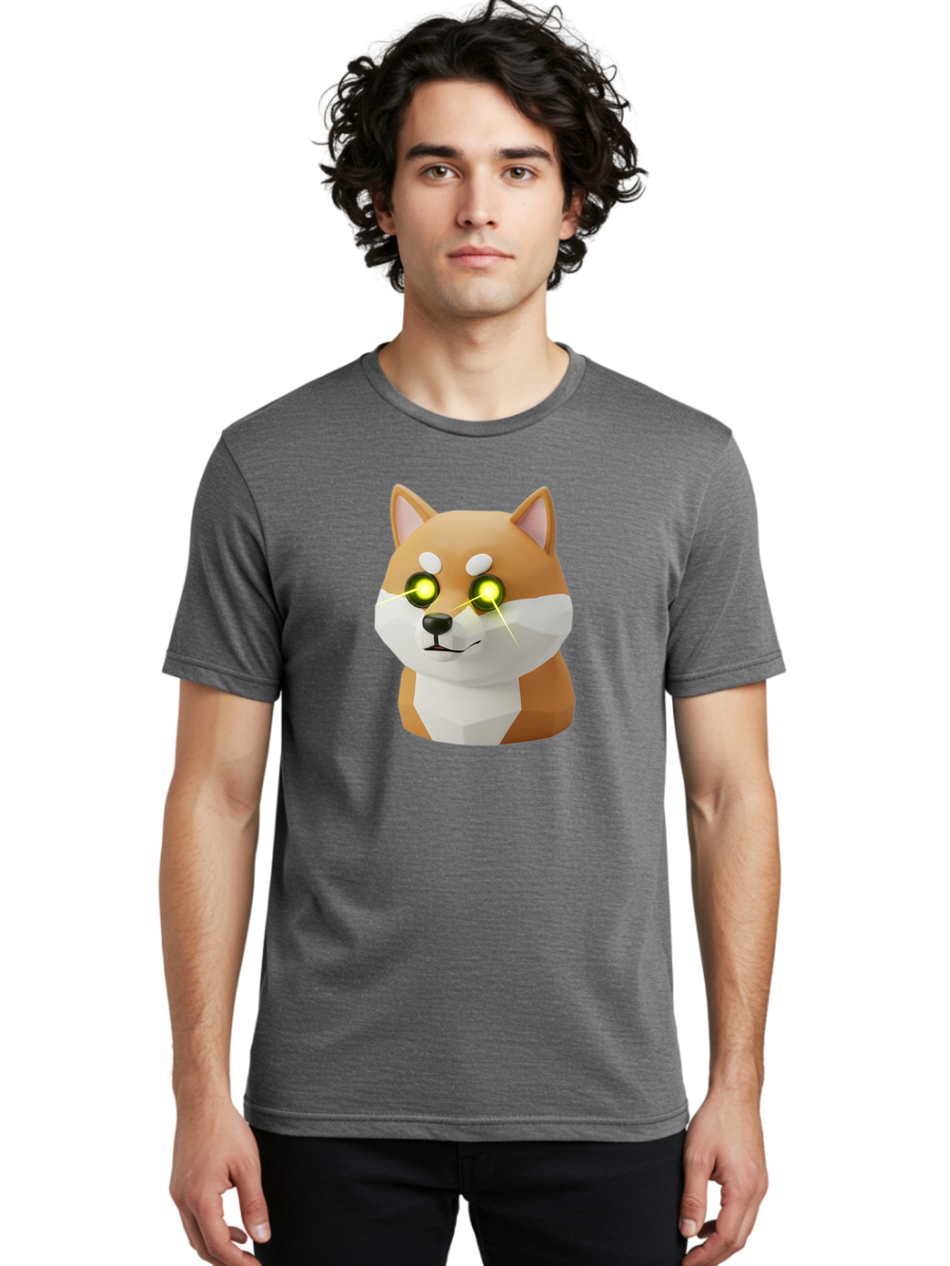 Shiba-Inu-3 Men'S Graphic Tee, 100% Cotton, Comfortable Casual Summer Wear, Machine Washable, Vintage Camera, Old Camera, Antique Camera, Black Camera, Classic Photography, Photography Equipment, Nostalgic Device, Film Camera, Camera Art Bao862