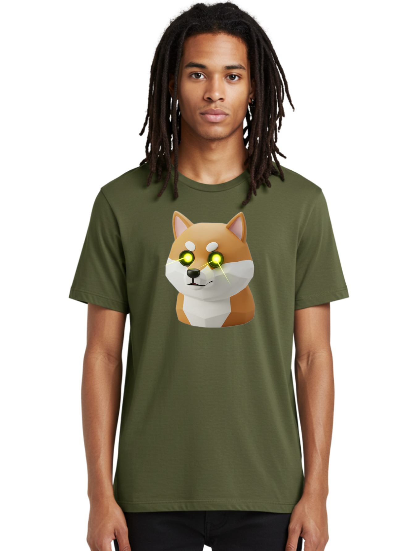Shiba-Inu-3 Men'S Graphic Tee, 100% Cotton, Comfortable Casual Summer Wear, Machine Washable, Vintage Camera, Old Camera, Antique Camera, Black Camera, Classic Photography, Photography Equipment, Nostalgic Device, Film Camera, Camera Art Bao862