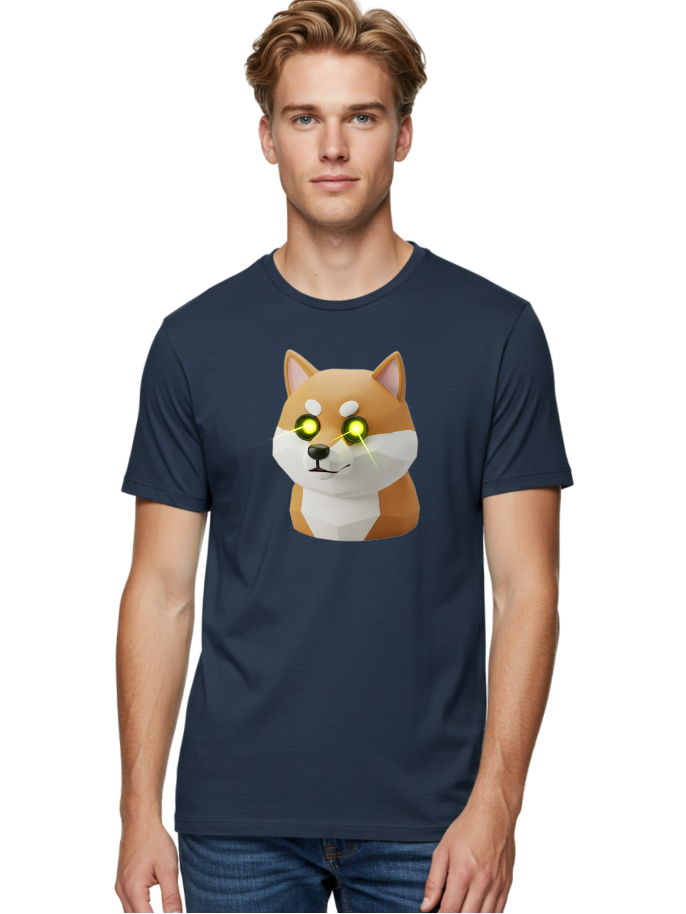 Shiba-Inu-3 Men'S Graphic Tee, 100% Cotton, Comfortable Casual Summer Wear, Machine Washable, Vintage Camera, Old Camera, Antique Camera, Black Camera, Classic Photography, Photography Equipment, Nostalgic Device, Film Camera, Camera Art Bao862
