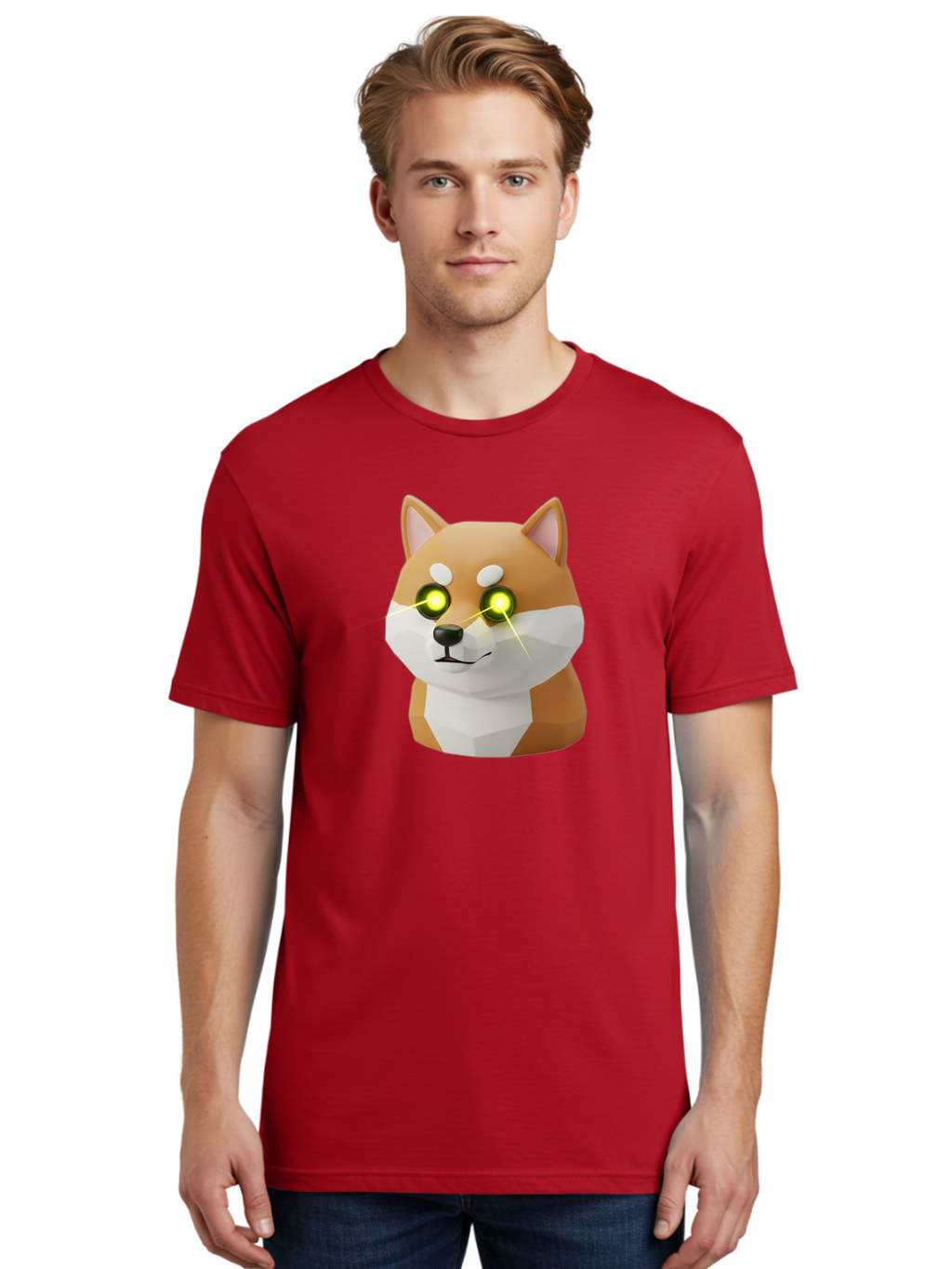 Shiba-Inu-3 Men'S Graphic Tee, 100% Cotton, Comfortable Casual Summer Wear, Machine Washable, Vintage Camera, Old Camera, Antique Camera, Black Camera, Classic Photography, Photography Equipment, Nostalgic Device, Film Camera, Camera Art Bao862