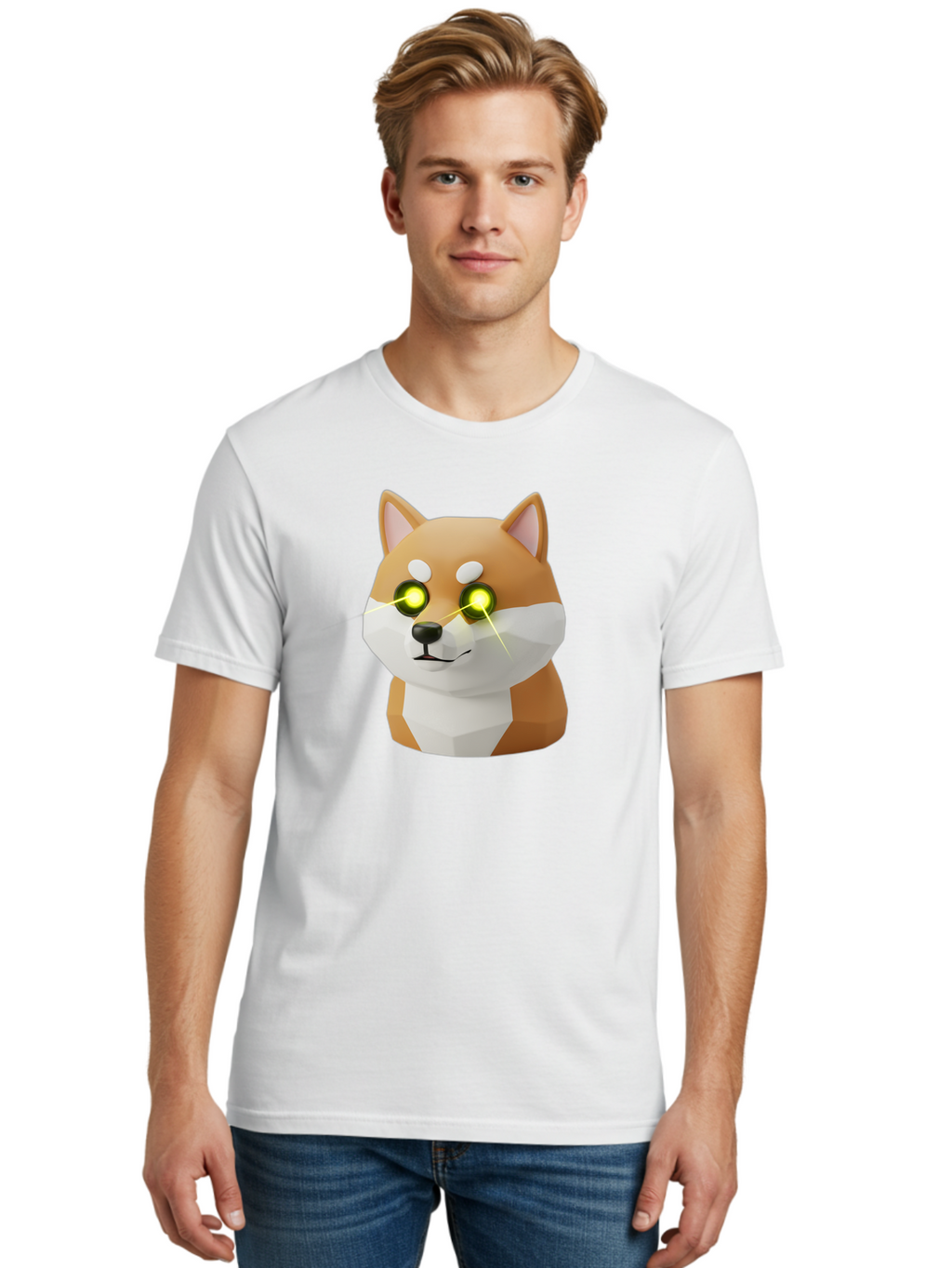 Shiba-Inu-3 Men'S Graphic Tee, 100% Cotton, Comfortable Casual Summer Wear, Machine Washable, Vintage Camera, Old Camera, Antique Camera, Black Camera, Classic Photography, Photography Equipment, Nostalgic Device, Film Camera, Camera Art Bao862