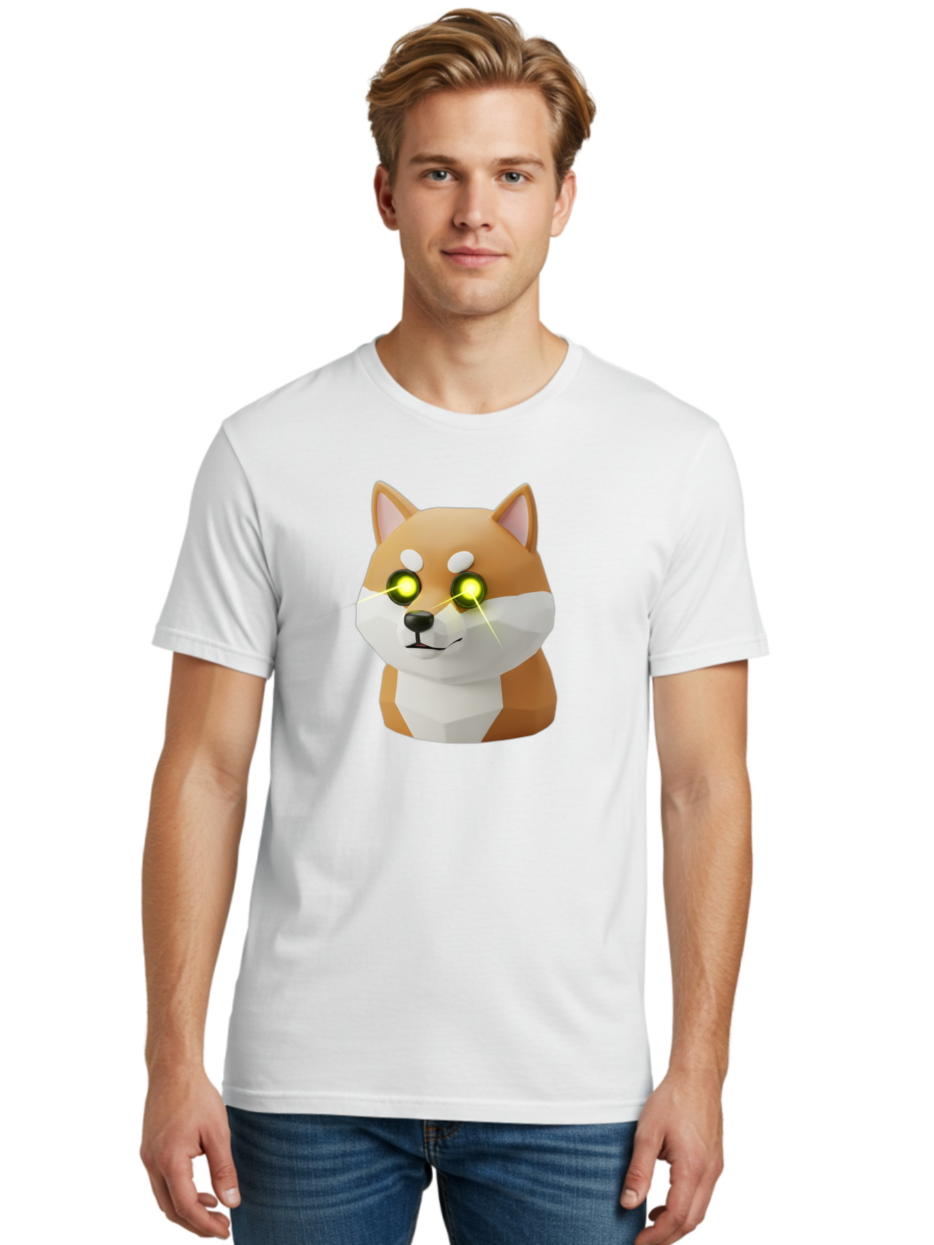 Shiba-Inu-3 Men'S Graphic Tee, 100% Cotton, Comfortable Casual Summer Wear, Machine Washable, Vintage Camera, Old Camera, Antique Camera, Black Camera, Classic Photography, Photography Equipment, Nostalgic Device, Film Camera, Camera Art Bao862