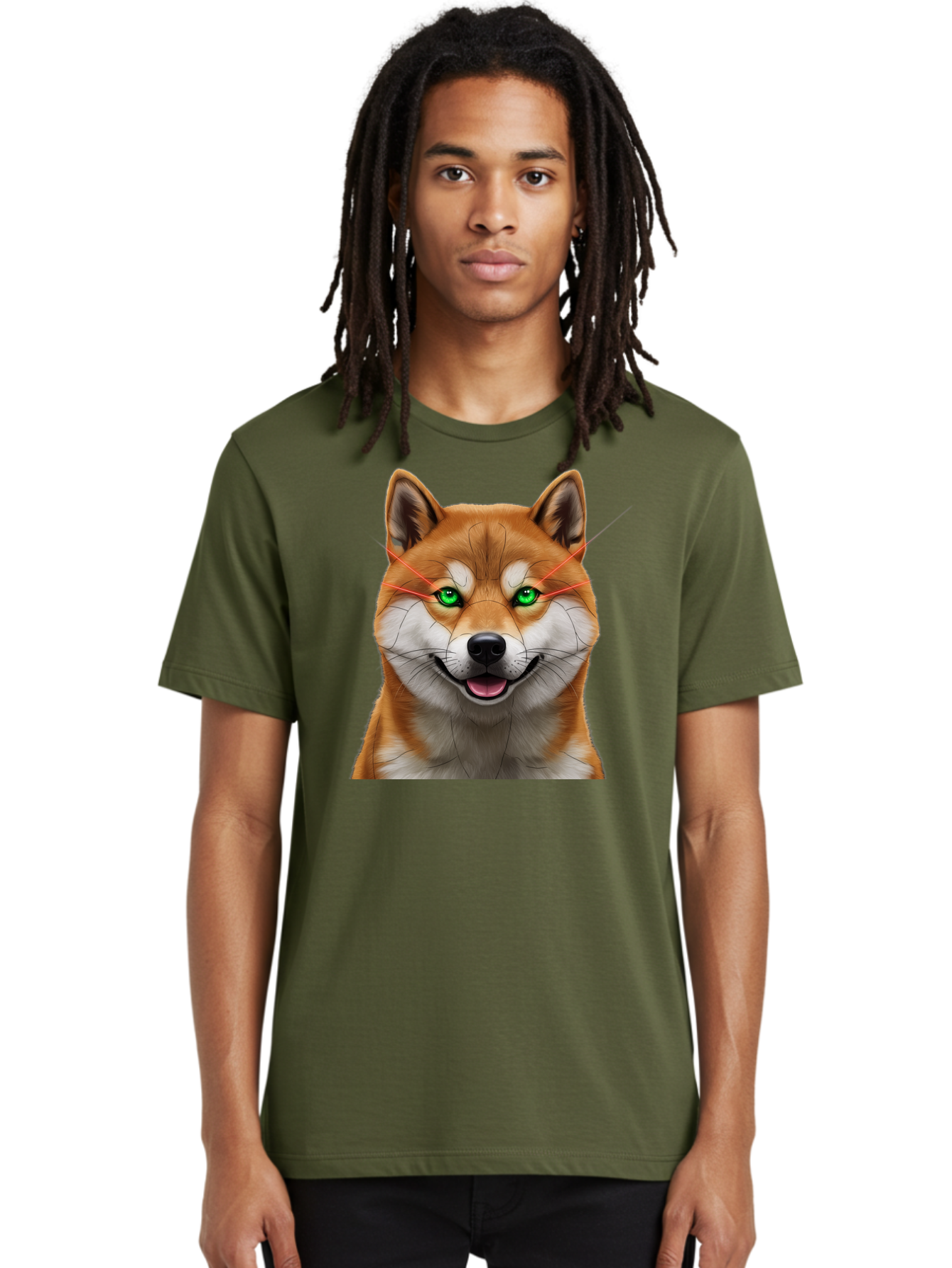 Shiba-Inu-4 Men'S Graphic Tee, 100% Cotton, Comfortable Casual Summer Wear, Machine Washable, Vintage Camera, Old Camera, Antique Camera, Black Camera, Classic Photography, Photography Equipment, Nostalgic Device, Film Camera, Camera Art Bao863