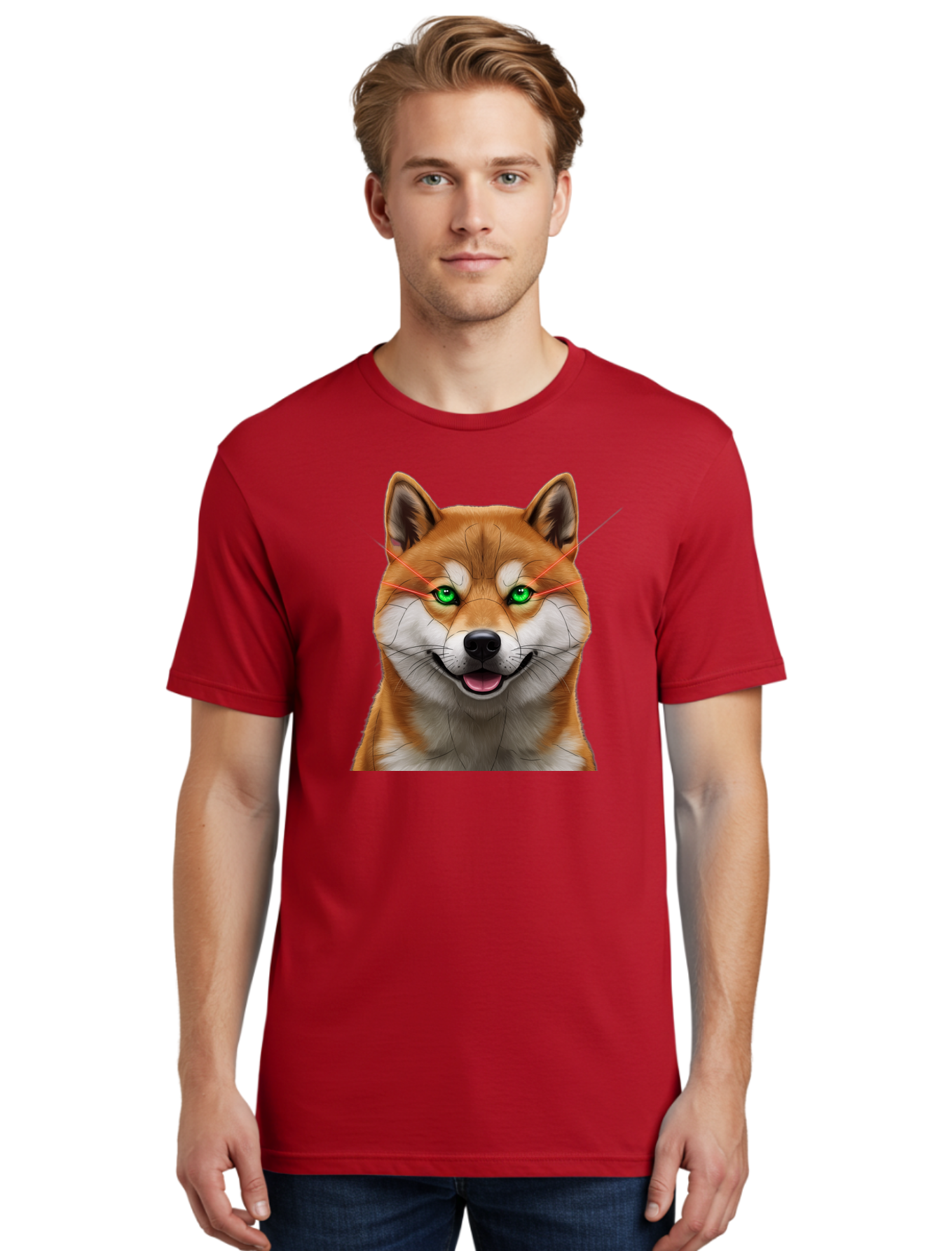 Shiba-Inu-4 Men'S Graphic Tee, 100% Cotton, Comfortable Casual Summer Wear, Machine Washable, Vintage Camera, Old Camera, Antique Camera, Black Camera, Classic Photography, Photography Equipment, Nostalgic Device, Film Camera, Camera Art Bao863