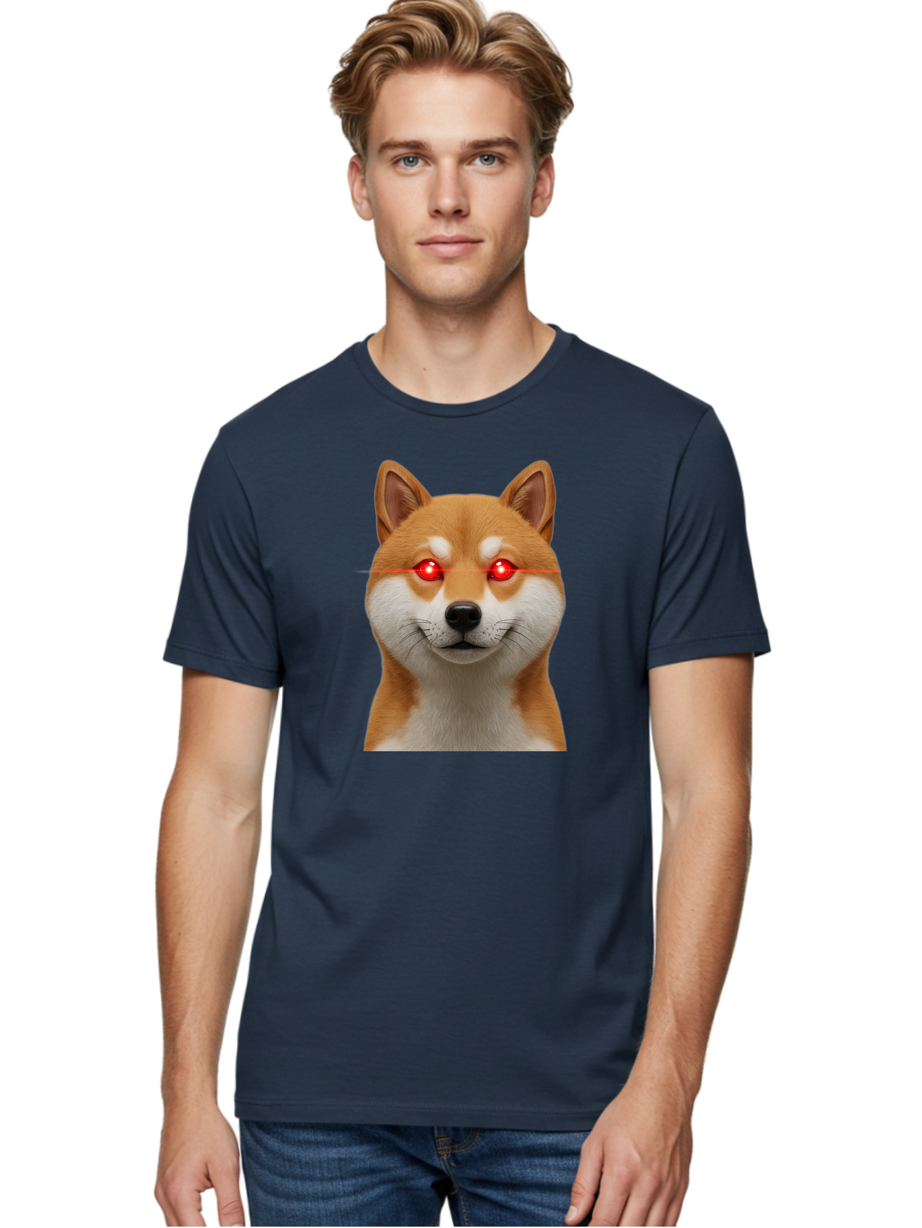 Shiba-Inu-Doge Men'S Graphic Tee, 100% Cotton, Comfortable Casual Summer Wear, Machine Washable, Vintage Camera, Old Camera, Antique Camera, Black Camera, Classic Photography, Photography Equipment, Nostalgic Device, Film Camera, Camera Art Bao864