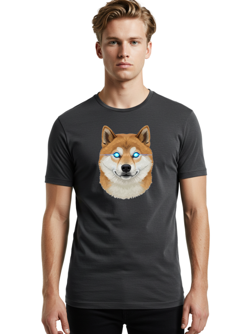 Shiba-Inu Men'S Graphic Tee, 100% Cotton, Comfortable Casual Summer Wear, Machine Washable, Vintage Camera, Old Camera, Antique Camera, Black Camera, Classic Photography, Photography Equipment, Nostalgic Device, Film Camera, Camera Art Bao866