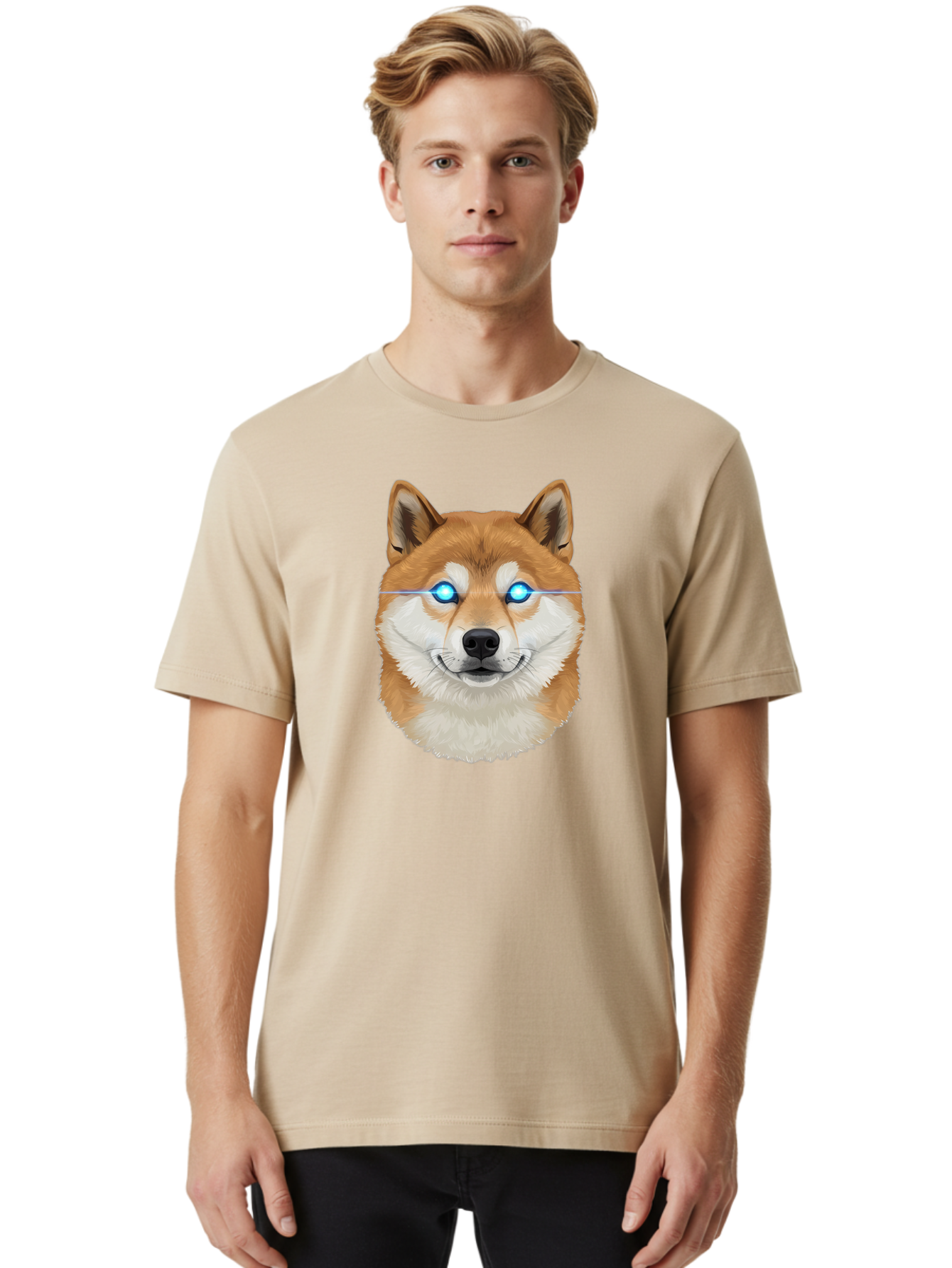 Shiba-Inu Men'S Graphic Tee, 100% Cotton, Comfortable Casual Summer Wear, Machine Washable, Vintage Camera, Old Camera, Antique Camera, Black Camera, Classic Photography, Photography Equipment, Nostalgic Device, Film Camera, Camera Art Bao866