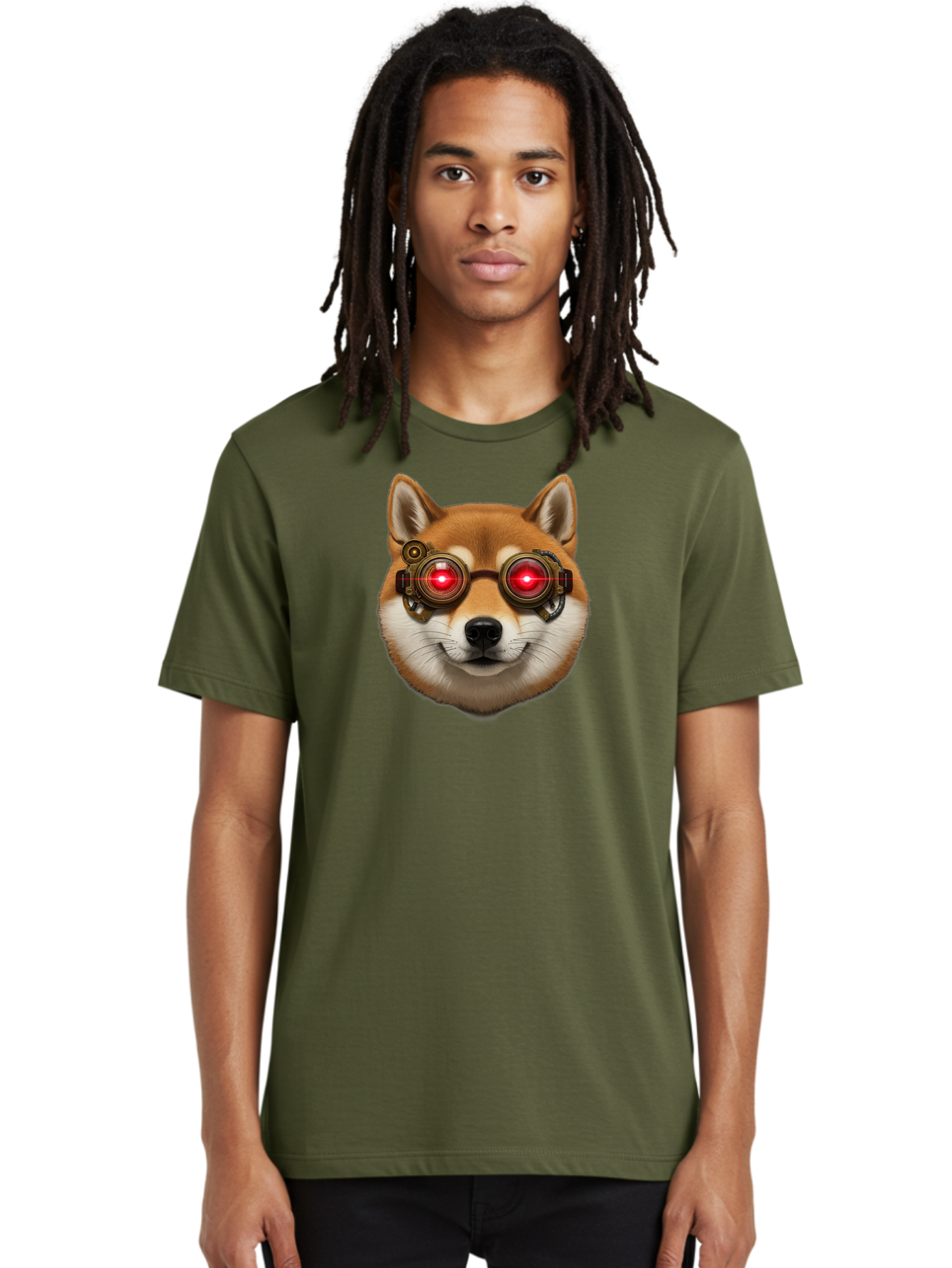 Shiba Men'S Graphic Tee, 100% Cotton, Comfortable Casual Summer Wear, Machine Washable, Vintage Camera, Old Camera, Antique Camera, Black Camera, Classic Photography, Photography Equipment, Nostalgic Device, Film Camera, Camera Art Bao867