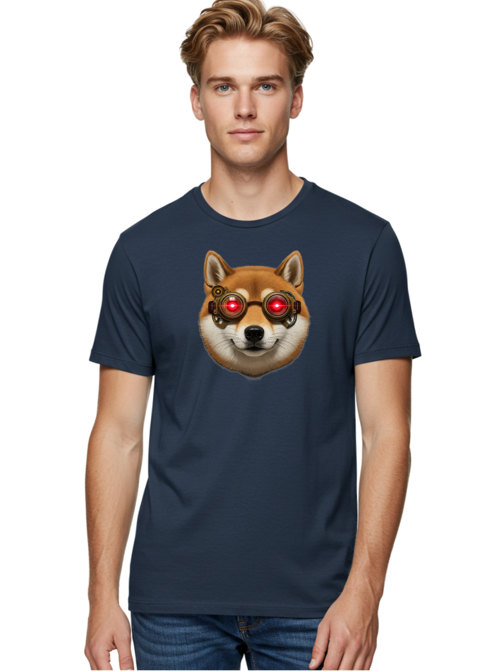 Shiba Men'S Graphic Tee, 100% Cotton, Comfortable Casual Summer Wear, Machine Washable, Vintage Camera, Old Camera, Antique Camera, Black Camera, Classic Photography, Photography Equipment, Nostalgic Device, Film Camera, Camera Art Bao867