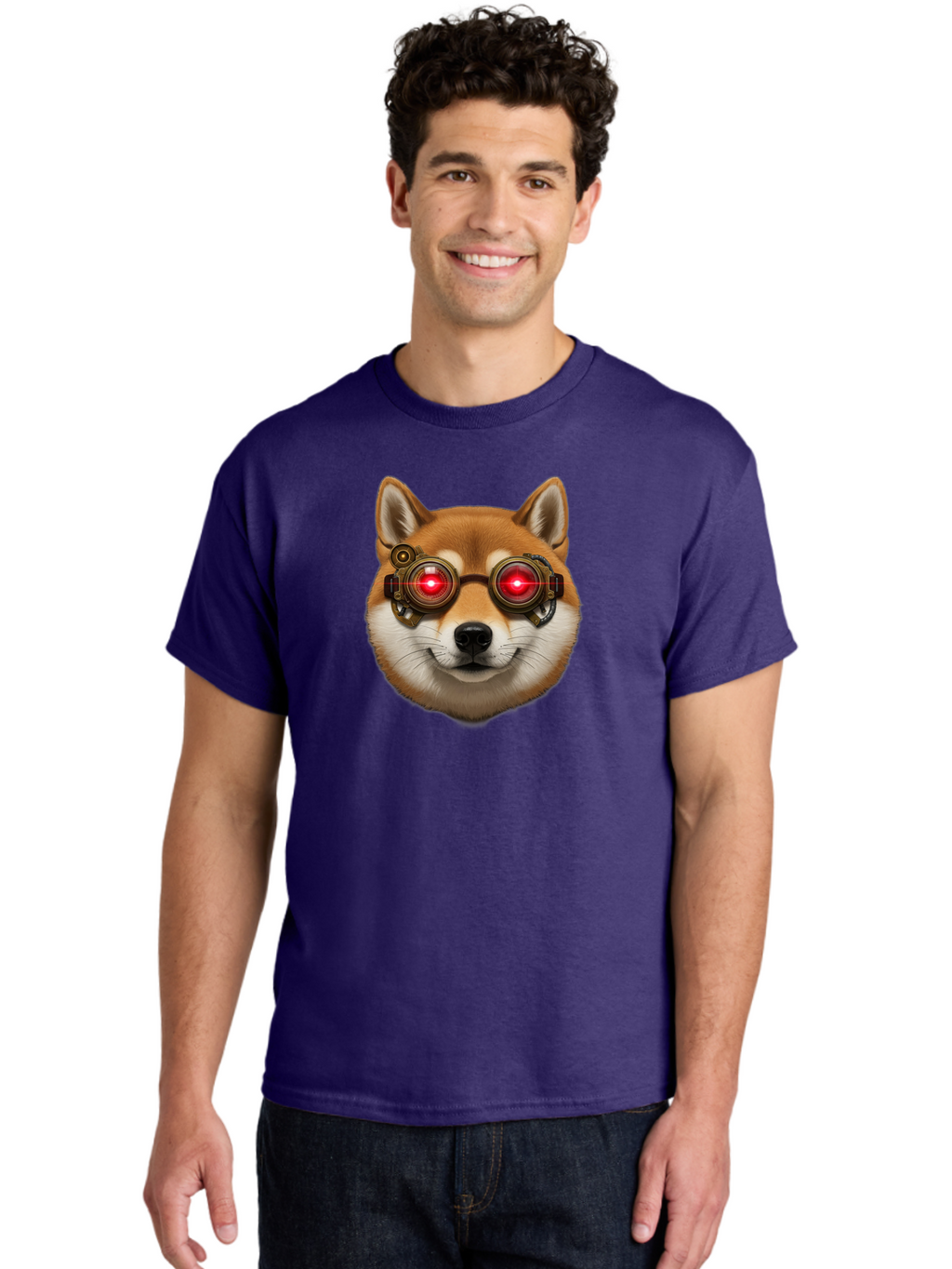 Shiba Men'S Graphic Tee, 100% Cotton, Comfortable Casual Summer Wear, Machine Washable, Vintage Camera, Old Camera, Antique Camera, Black Camera, Classic Photography, Photography Equipment, Nostalgic Device, Film Camera, Camera Art Bao867